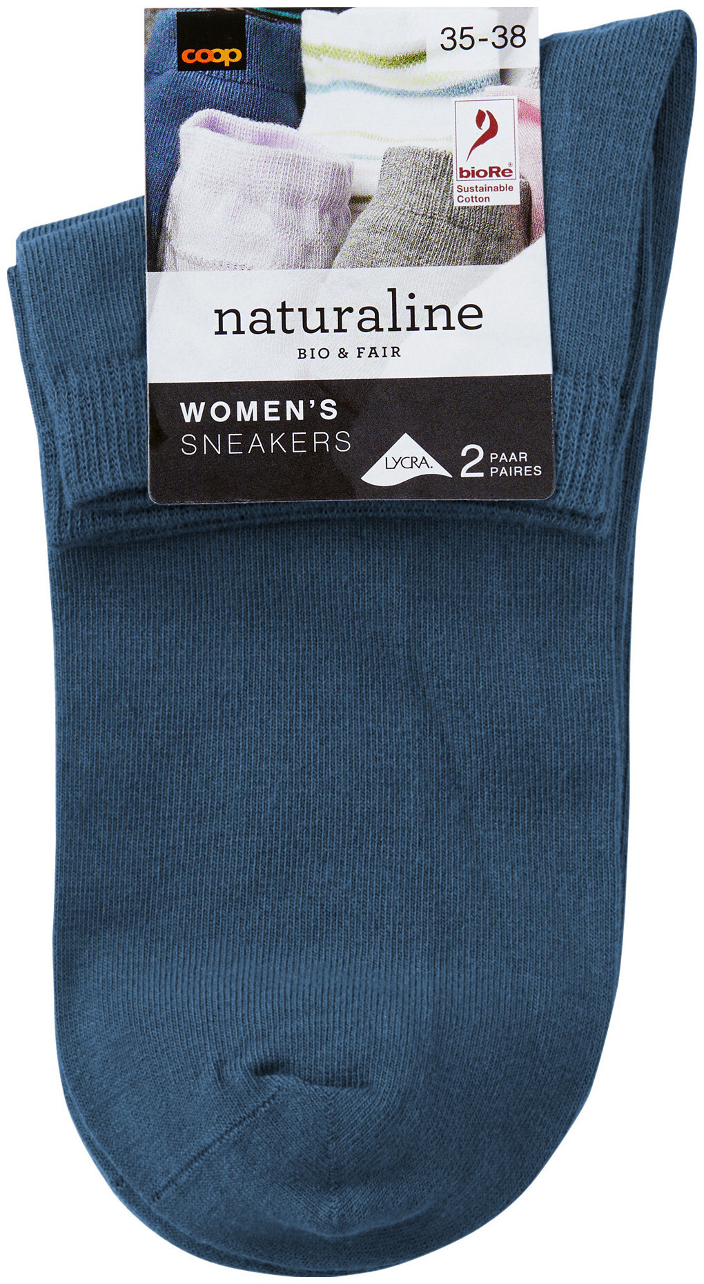 Image of Naturaline Textil Naturaline Damen Sneaker Basic Duo Jeans 35 - 38