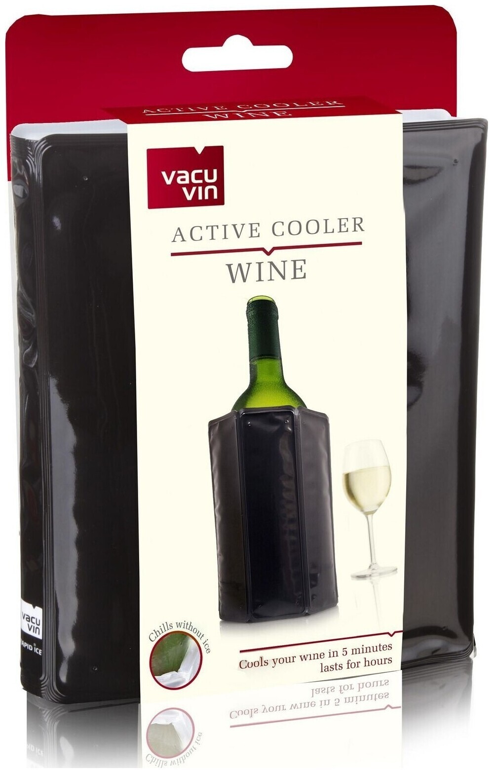Image of Vacuvin Schnellkühler Wein schwarz