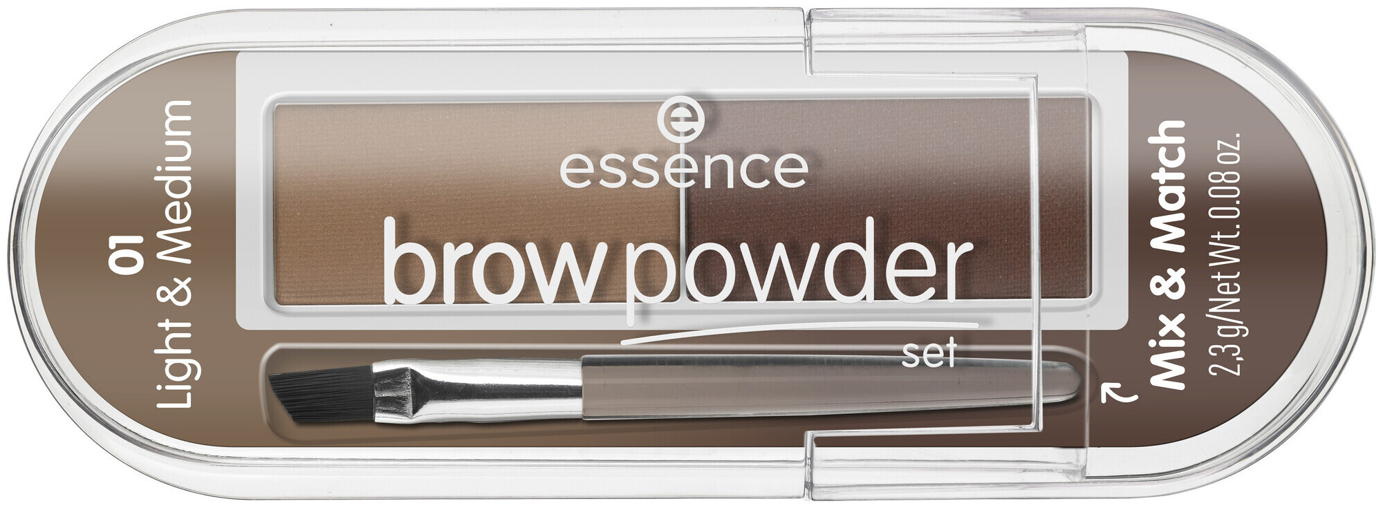 Image of essence brow powder set 01 light & medium 2.3 g