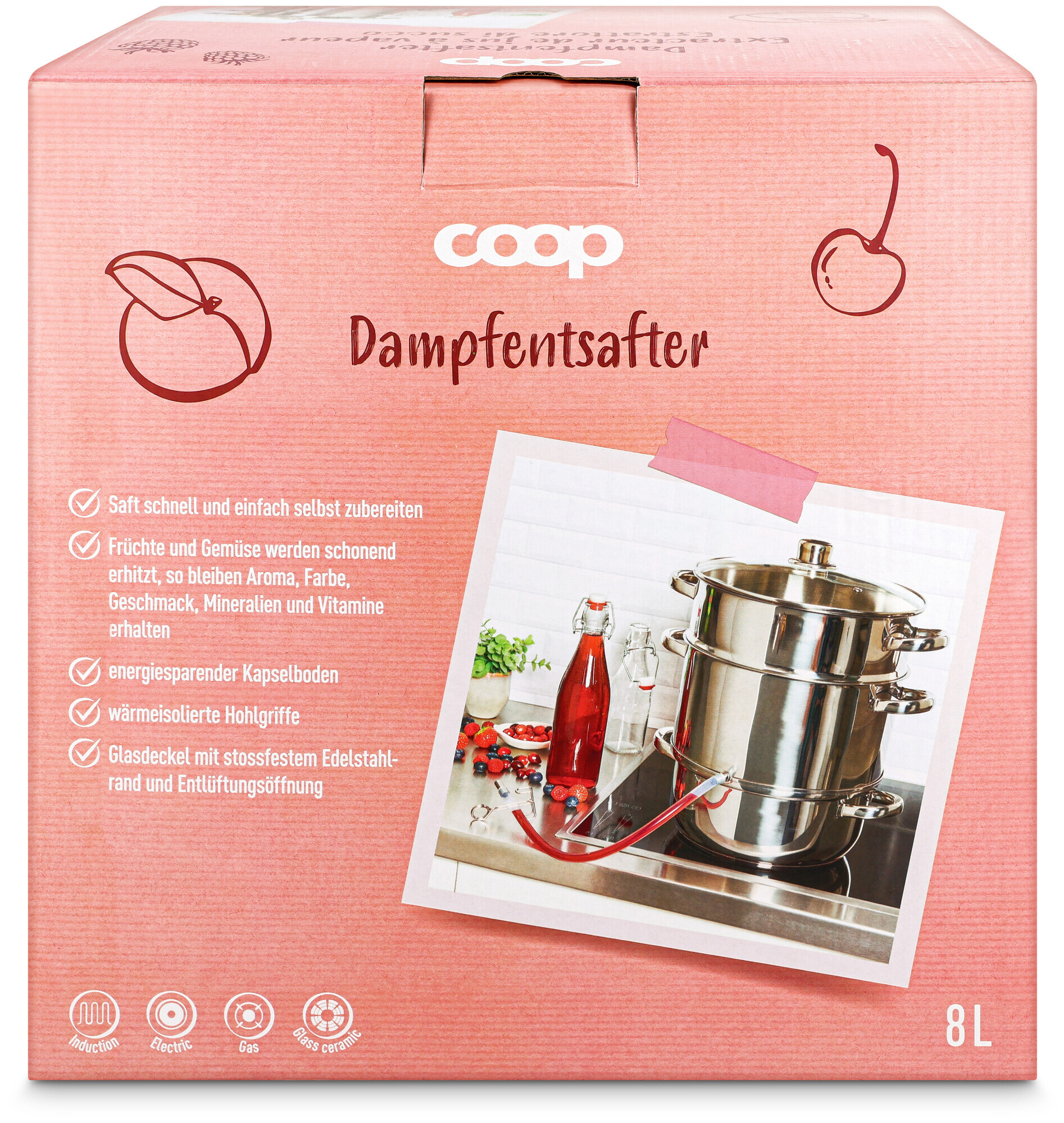Image of Coop Entsafter 8L Induktion Edelstahl
