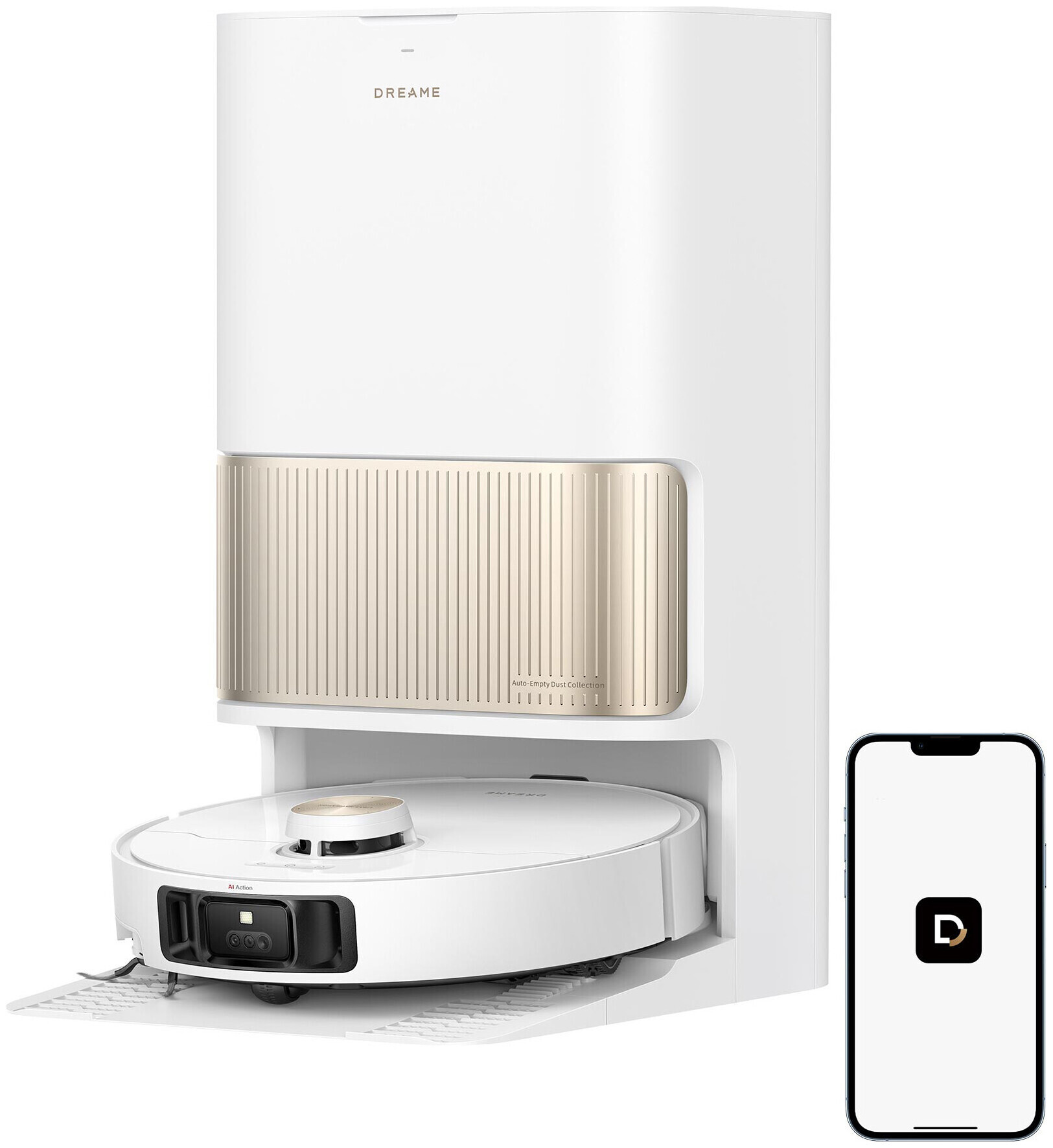 Dreame Robot aspirateur et laveur L40s Pro Ultra White