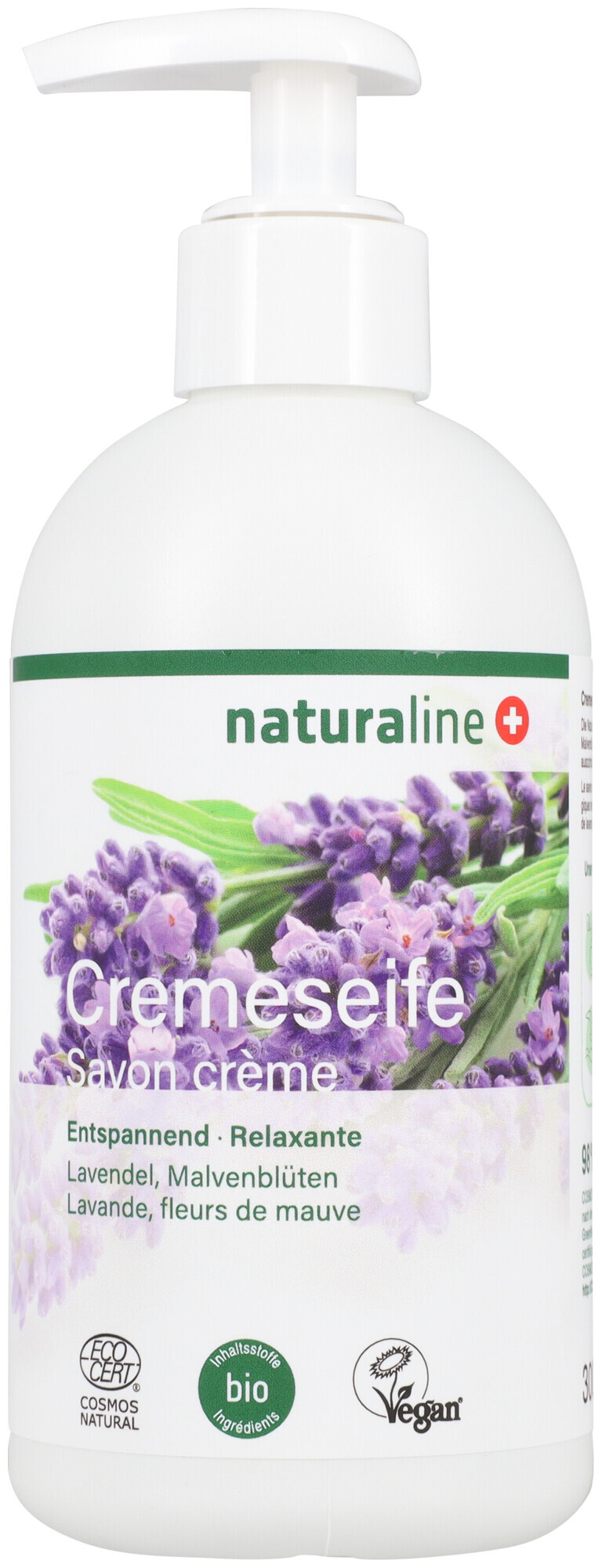 Image of Naturaline Cosmetics Naturaline Cremeseife Lavendel Malvenblüte