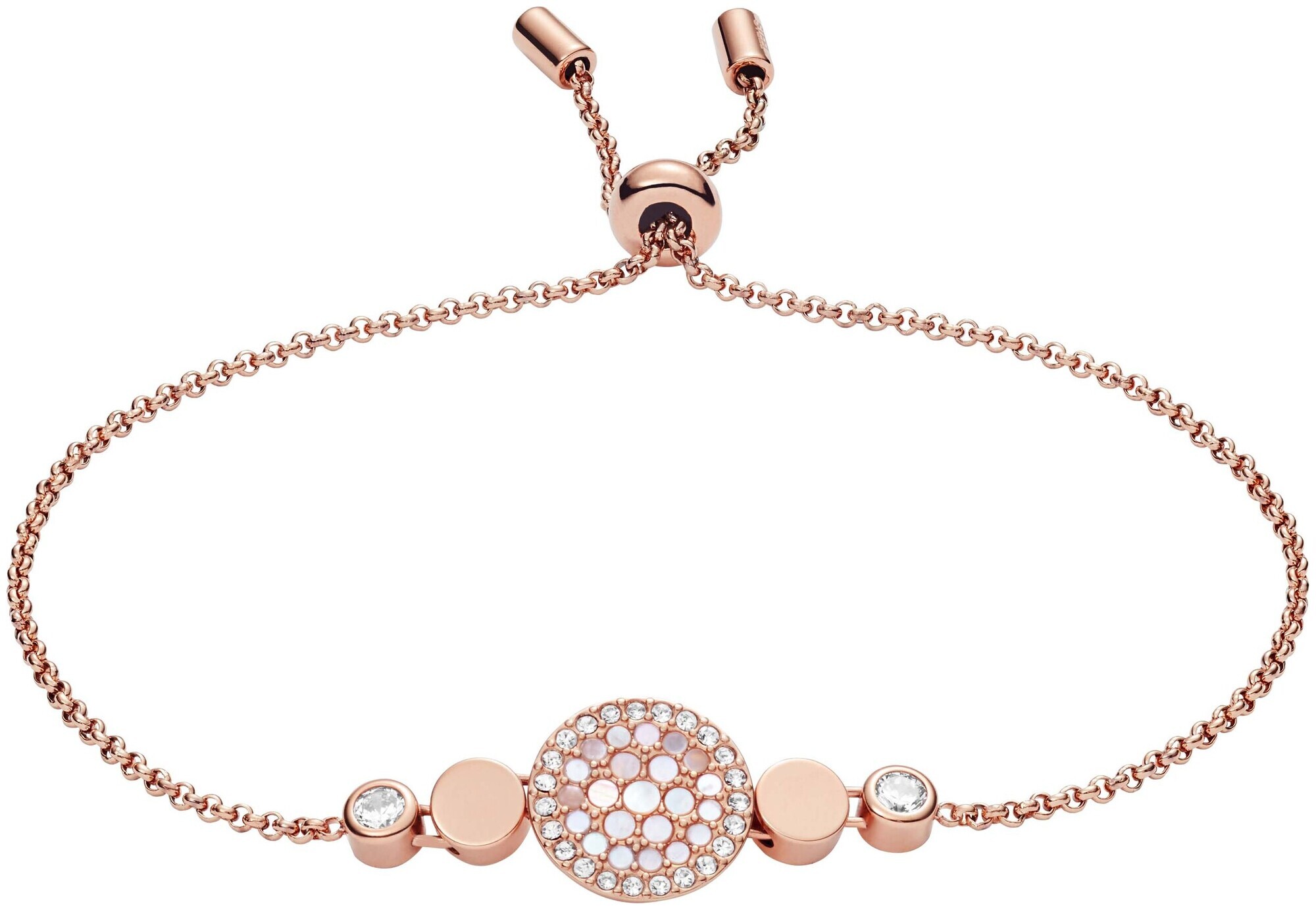 Fossil Jewels Fossil Damen Armband Disc Mother-of-Pearl
