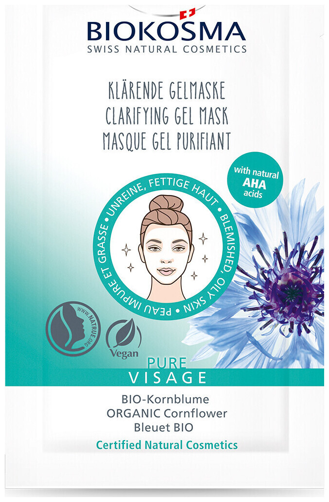 Image of Biokosma Pure Visage Klärende Gelmaske