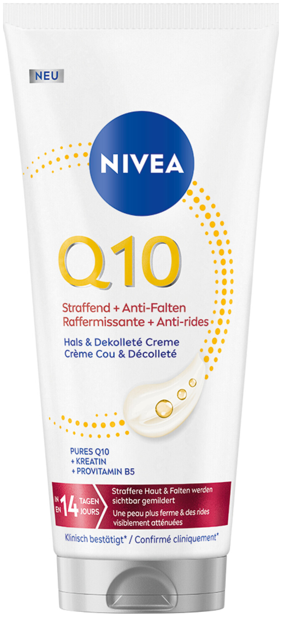Nivea Crème Cou & Décolleté Raffermissante + Anti-Rides Q10 (200 ml)