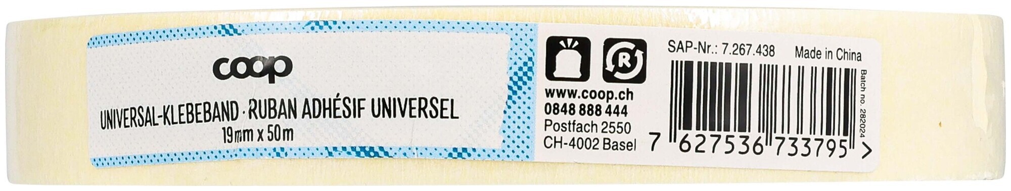 Coop Universal-Klebeband 19mm x 50m