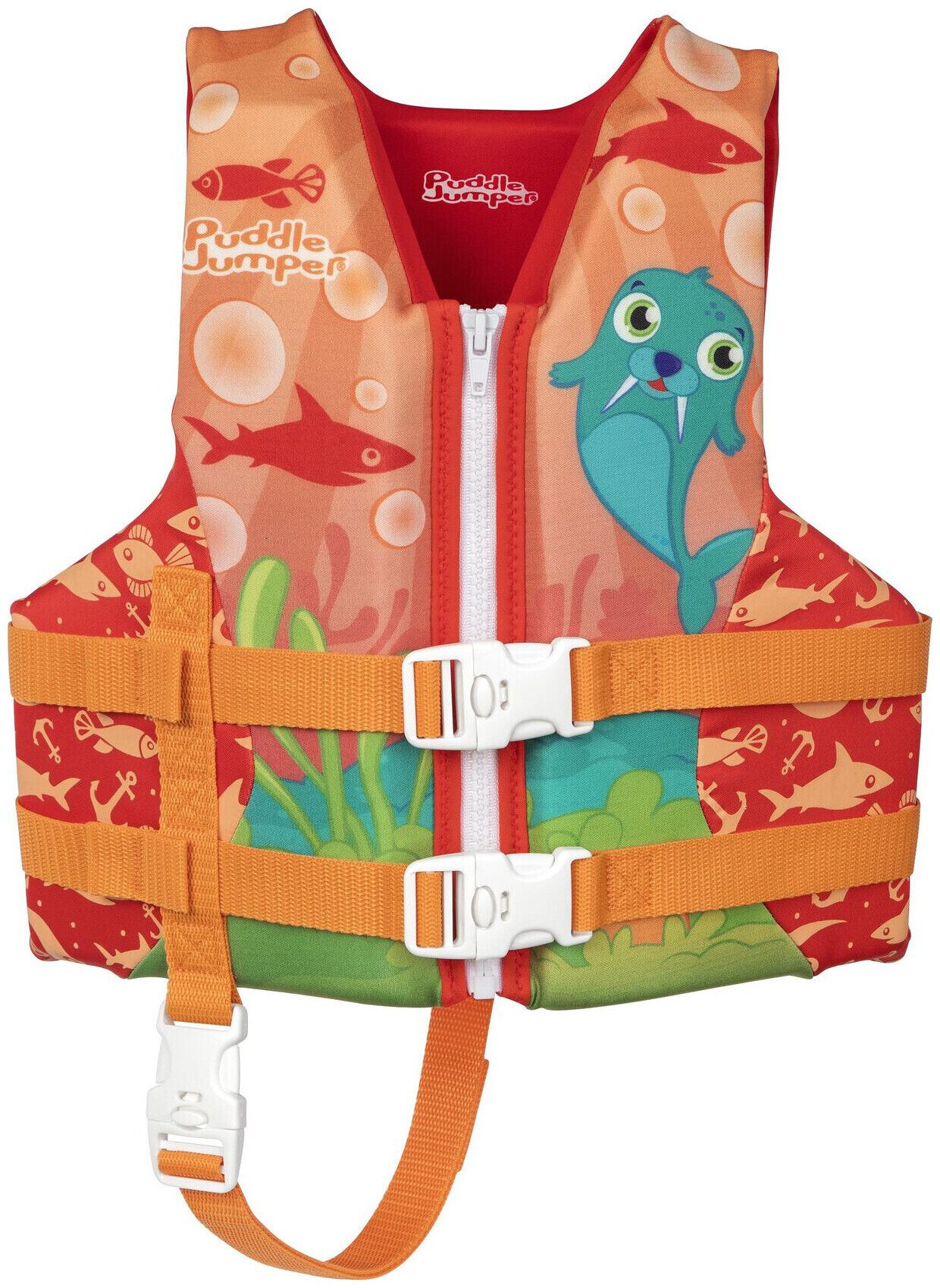Bestway Puddle Jumper Schwimmweste Walross mit Textilbezug, 3-6 Jahre