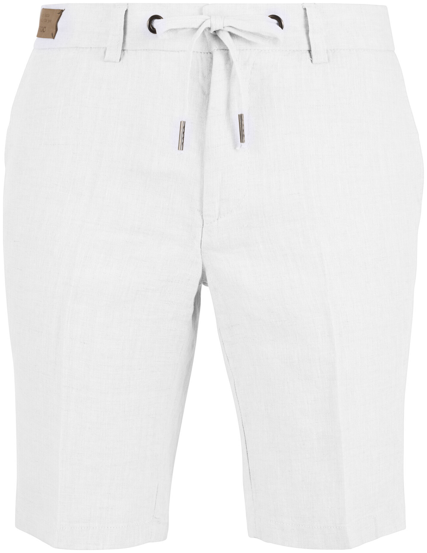 Image of Sergio Leinenshorts weiss 46