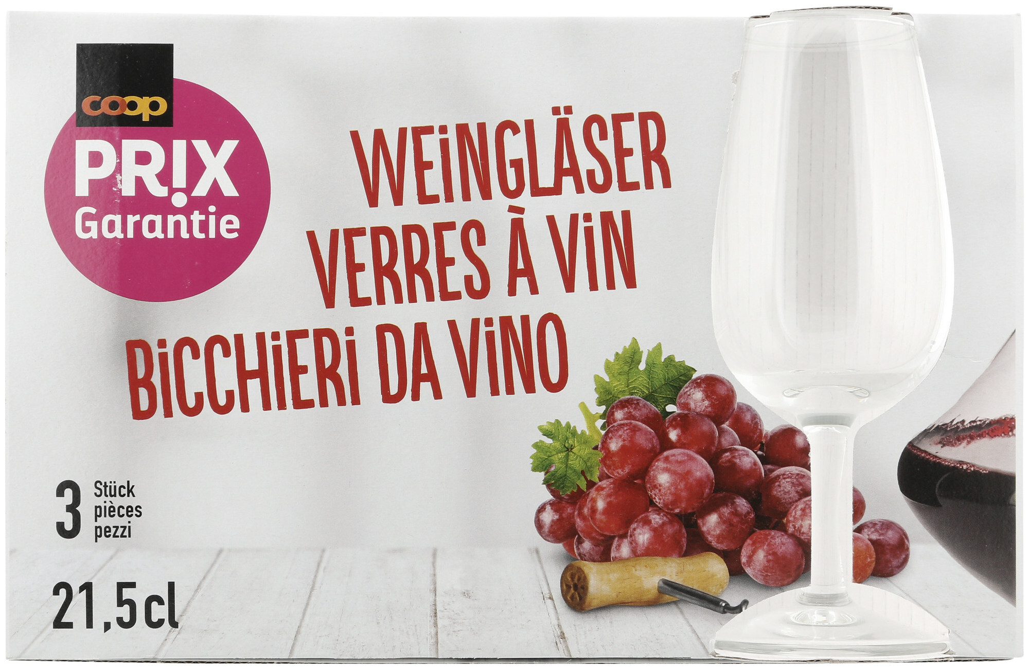 Image of Prix Garantie Weingläser 3 Stück