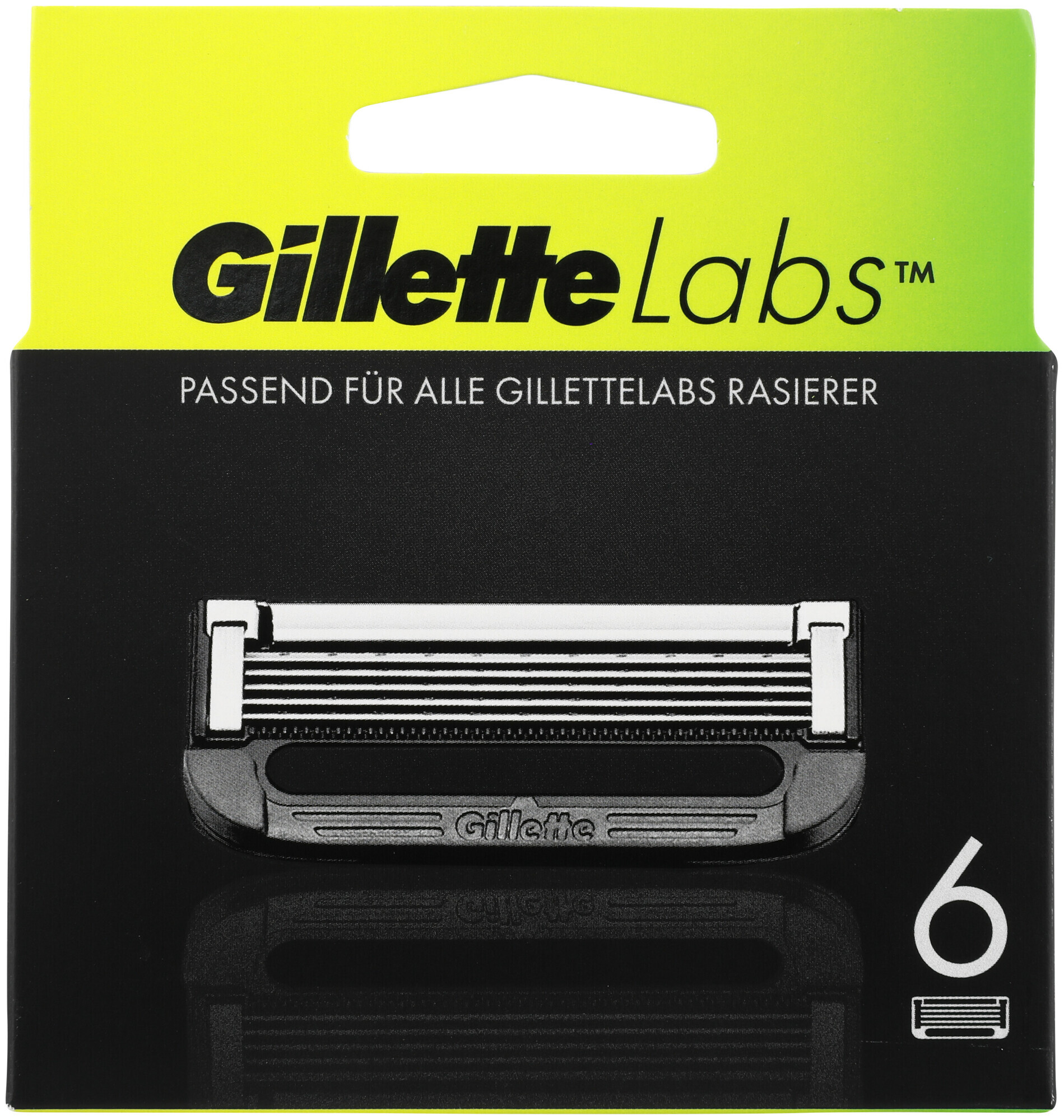 Image of Gillette Klingen Labs System 6 Stück