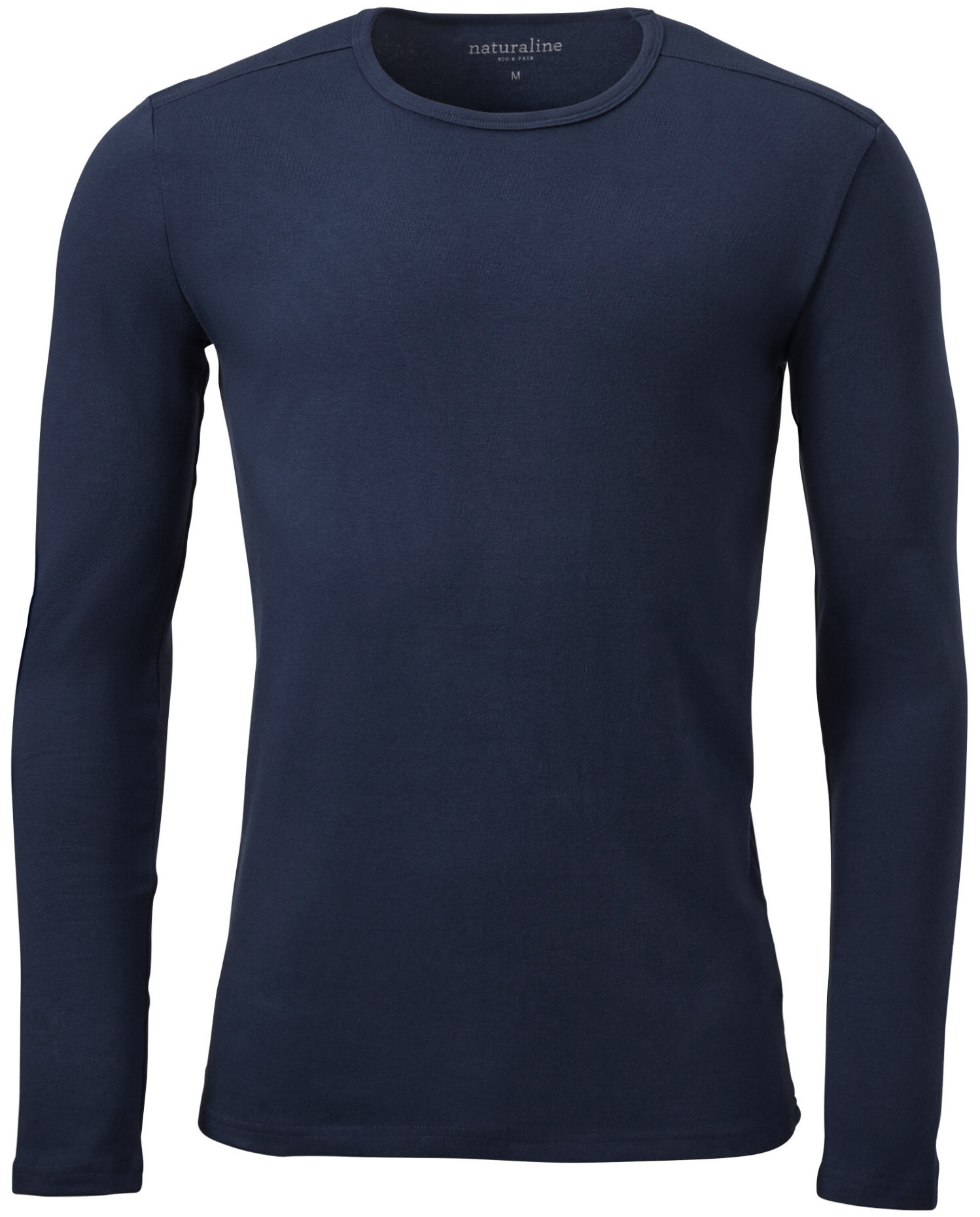 Naturaline Textil Naturaline Herren T-Shirt Langarm dunkelblau S