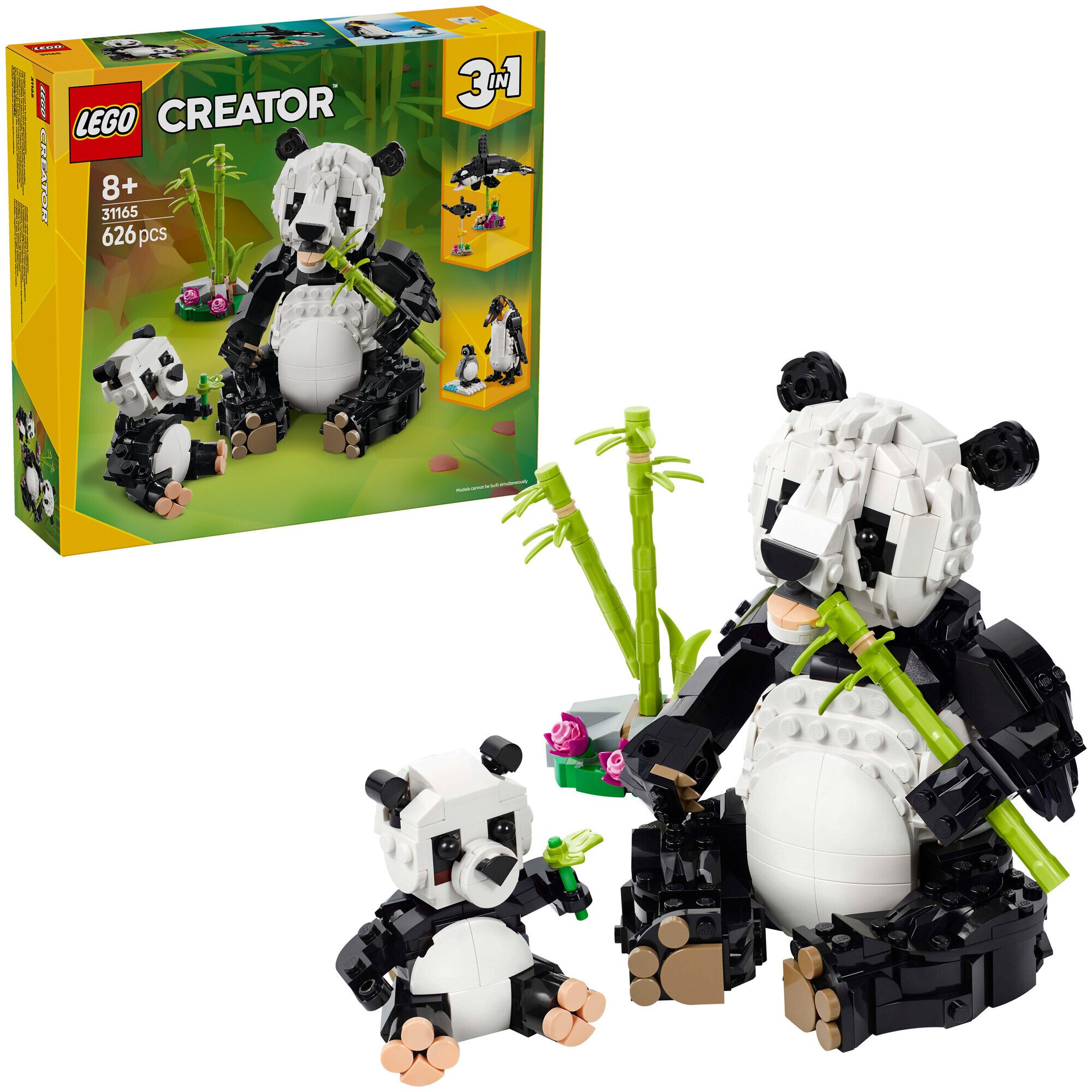Image of Lego Creator Lego® Creator 31165 3in1 Wilde Tiere: Pandafamilie ab 8 Jahren