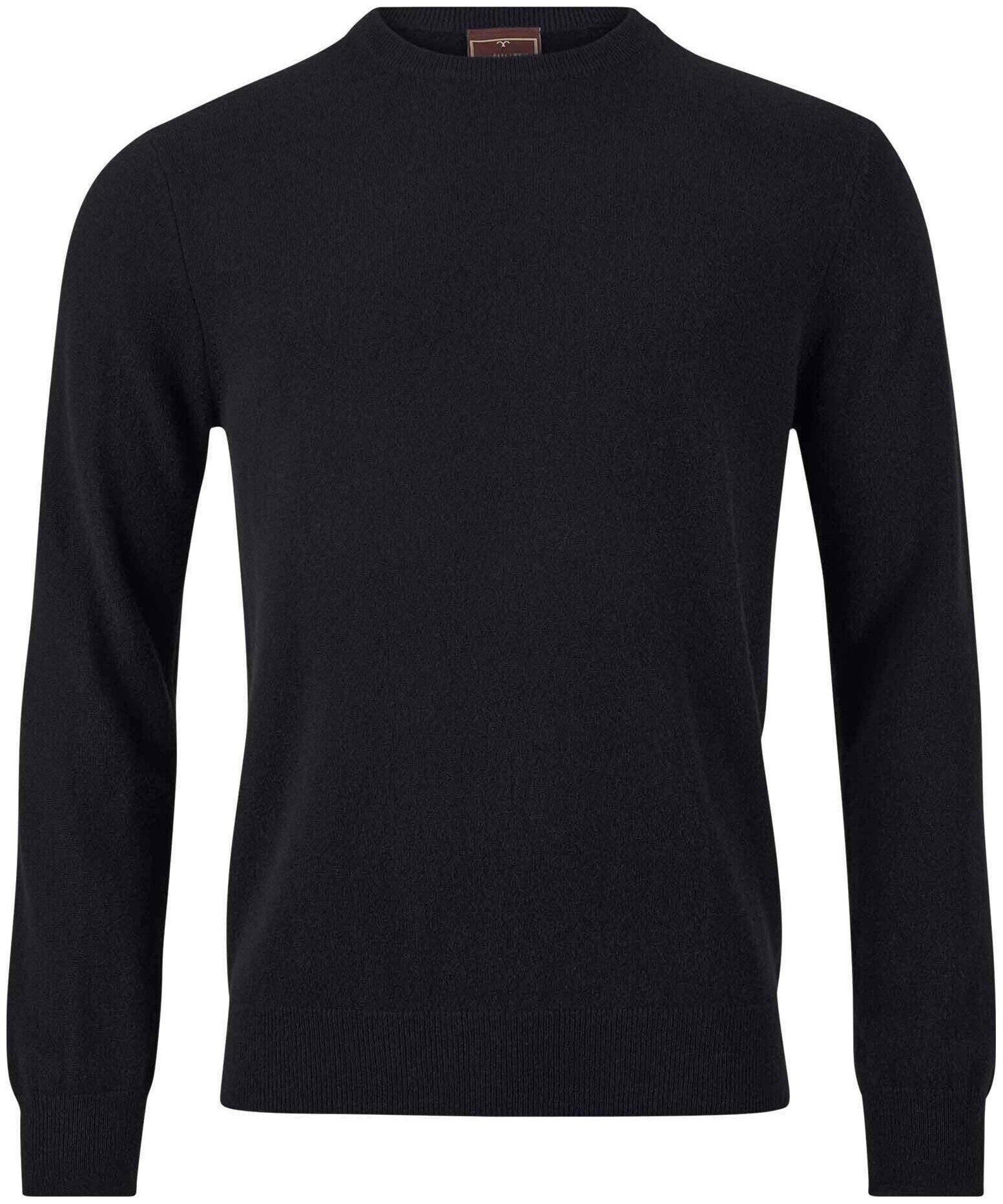 Image of Cashmere Herren Rundhals Pullover schwarz L