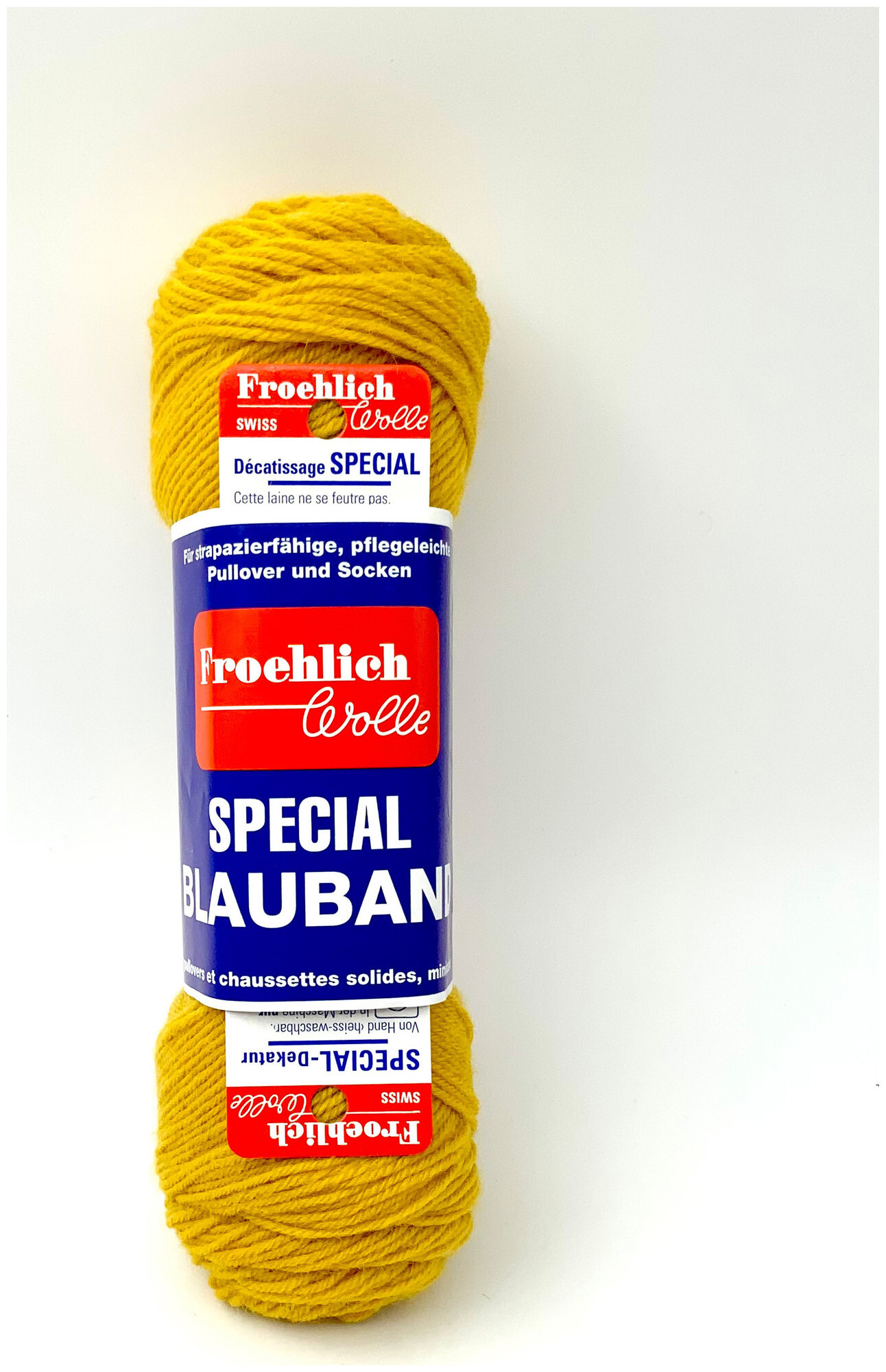 Image of Froehlich Blauband 209 Sockenwolle senf 50g