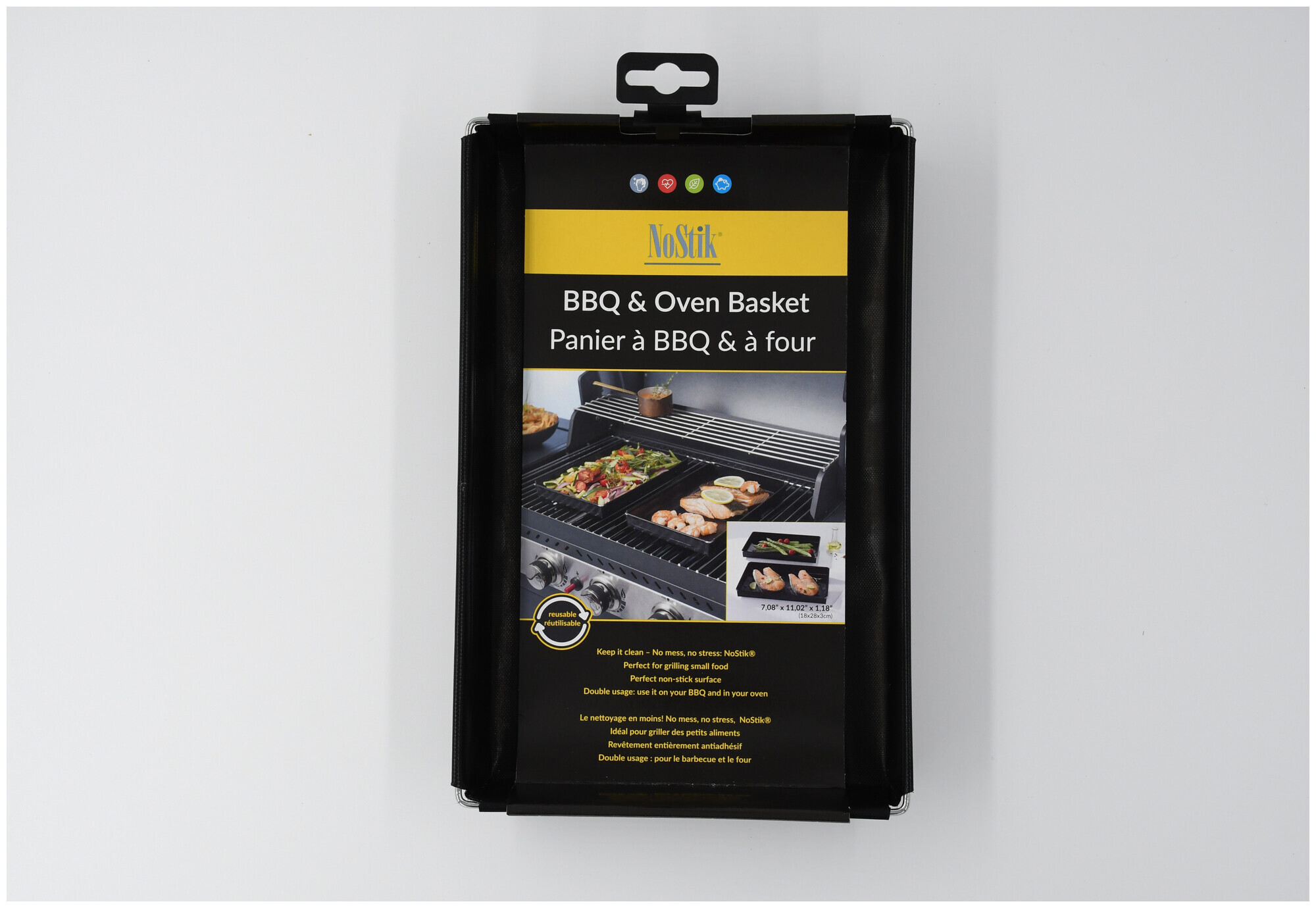 NoStik Grillkorb 2l 18x28cm
