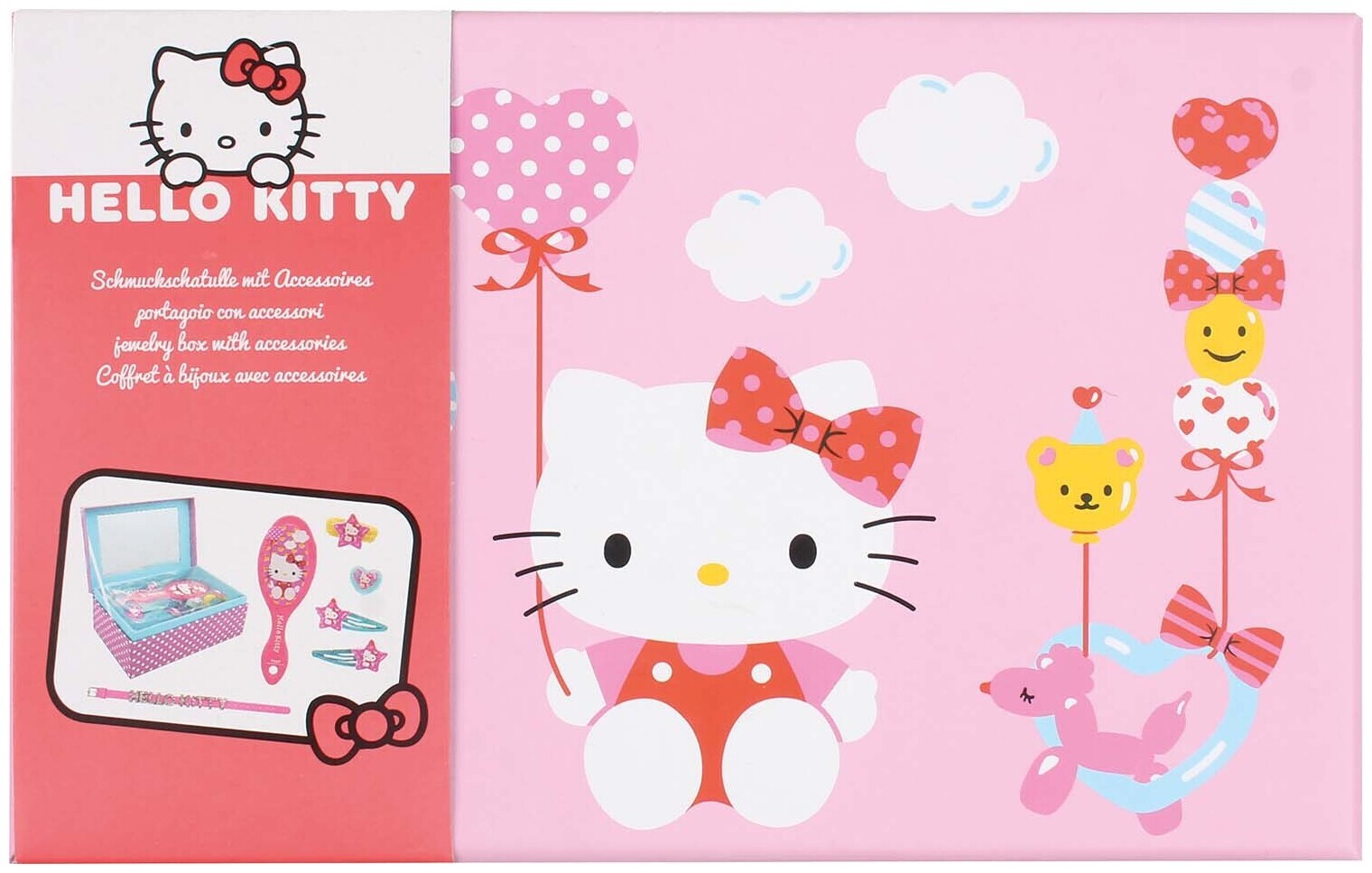 Hello Kitty - Coffret à bijoux avec accessoires