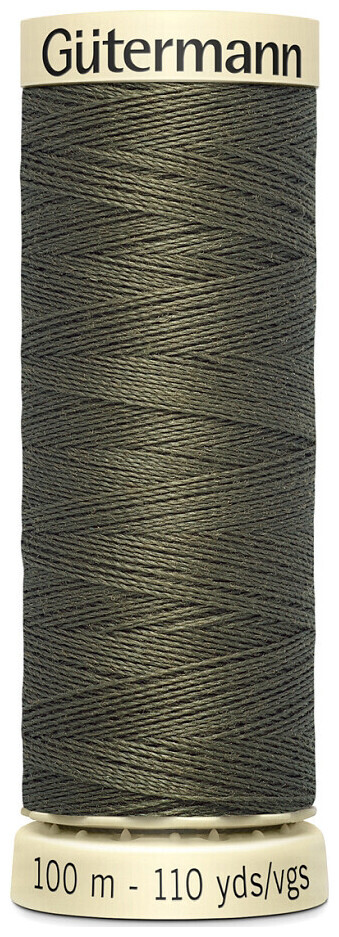 Image of Gütermann Nähfaden Allesnäher 100 m militärgrün 0676