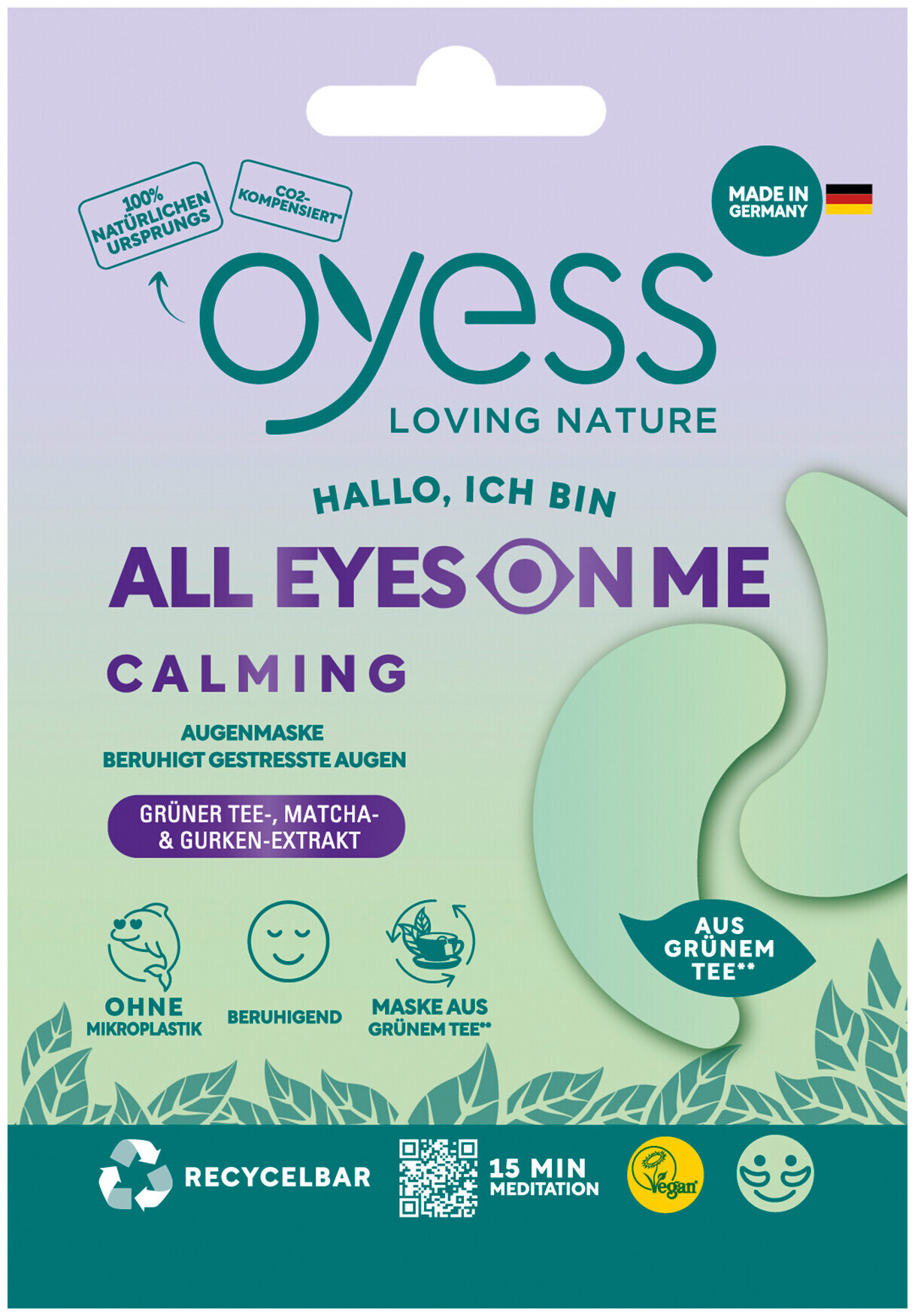Oyess Masque calmant pour les yeux, 4ml
