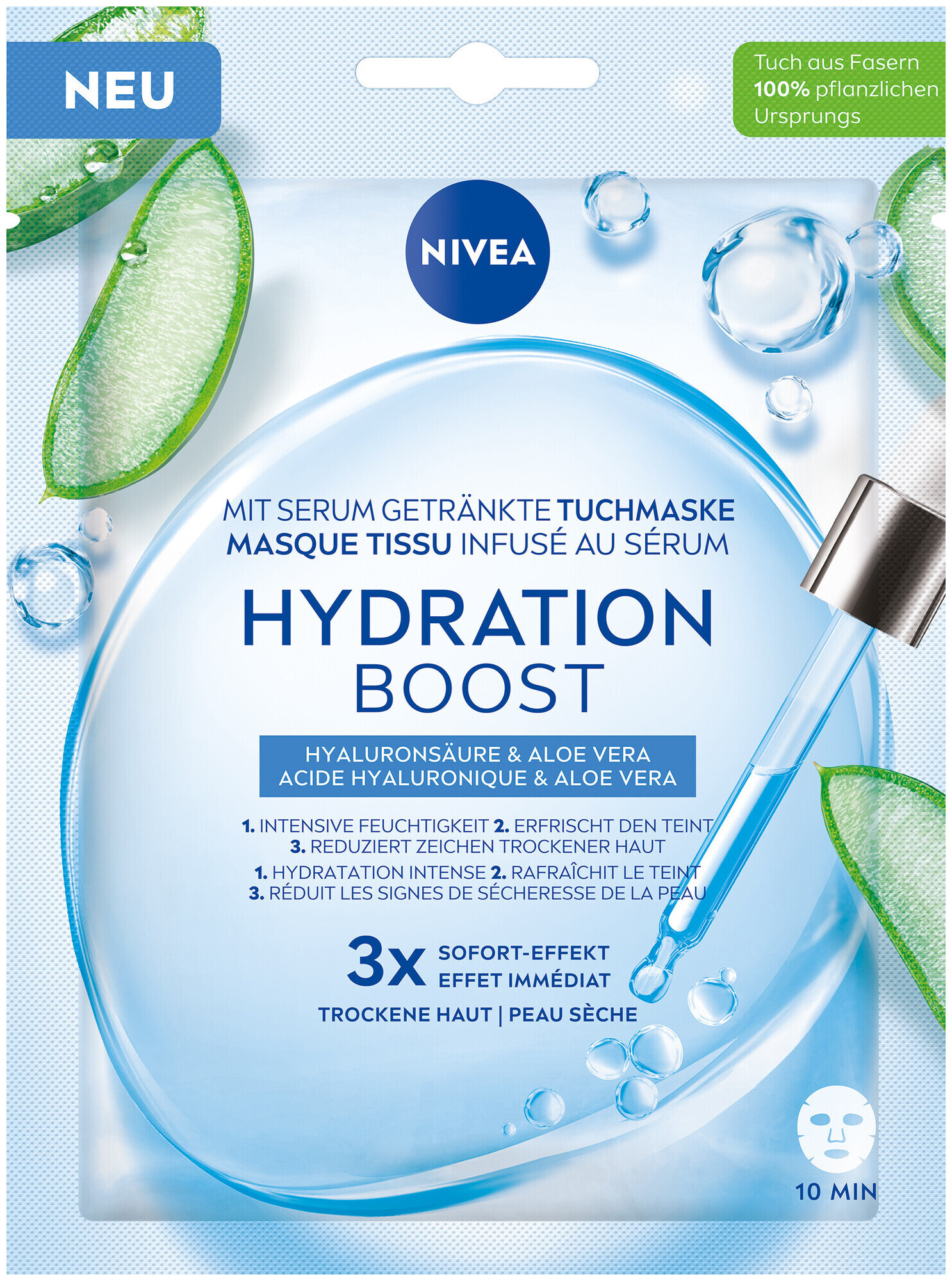 Image of Nivea Hydration Boost Tuchmaske