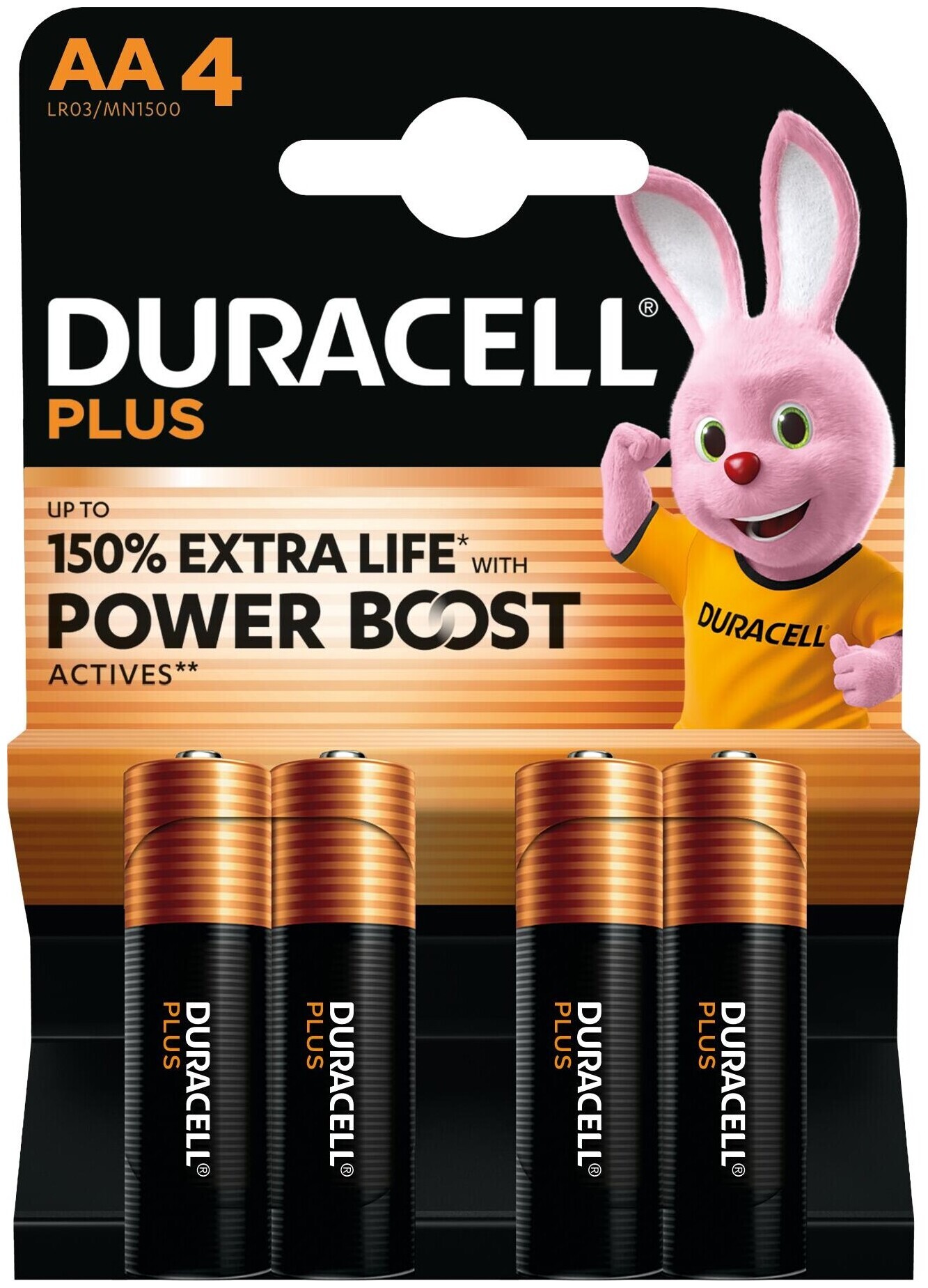 Duracell Batterien Plus Aa/Lr6 4 Stück