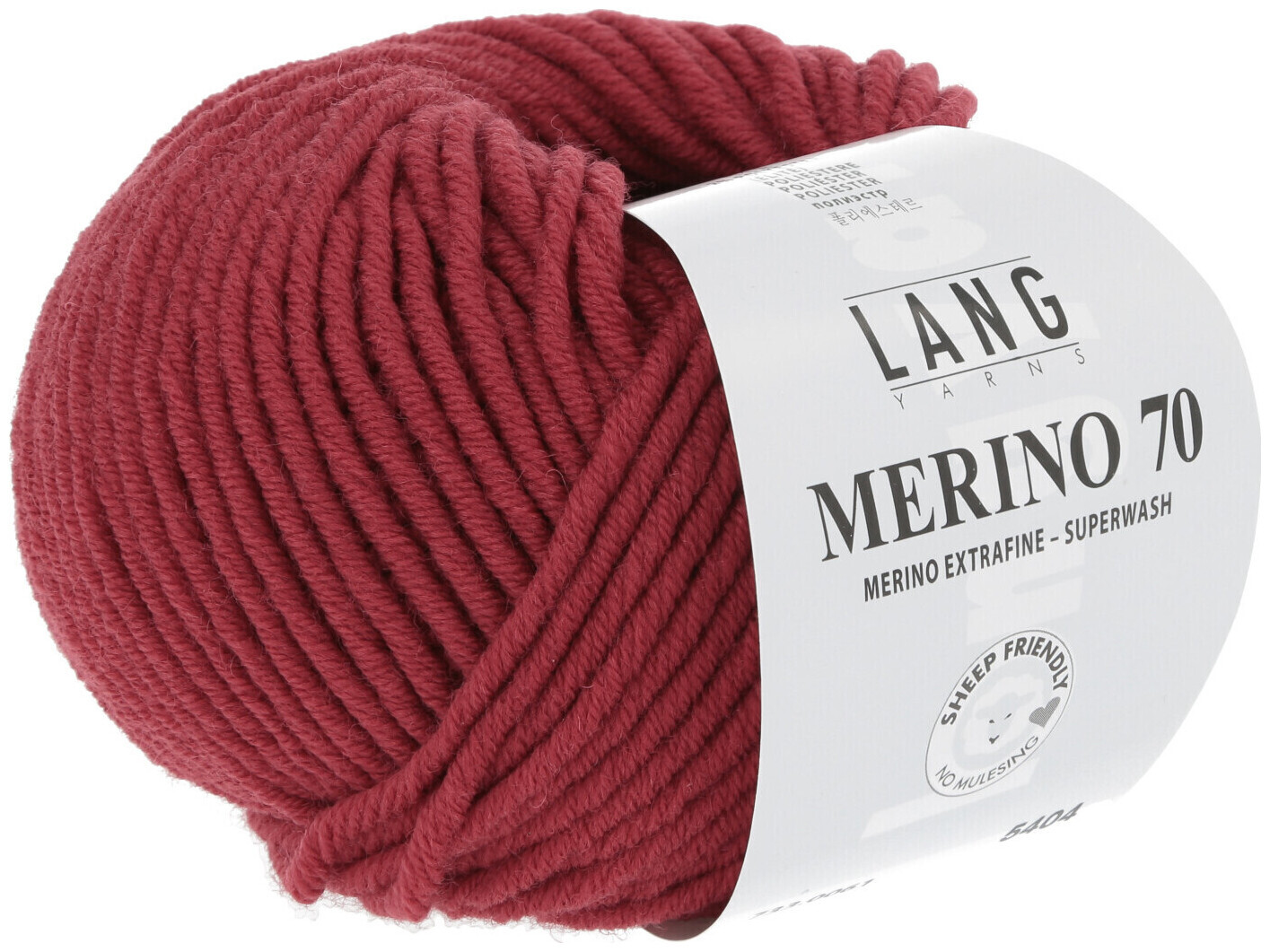 Image of Lang Strickg. Merino 70 61 chianti 50g