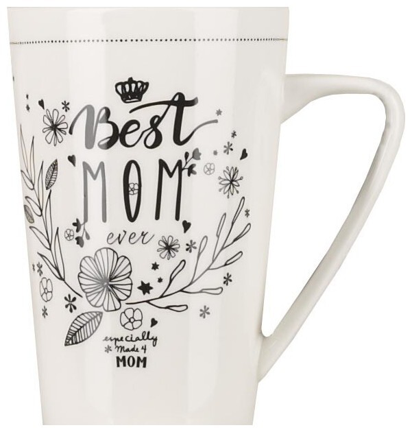 Image of Tasse XL Best Mom 430ml weiss