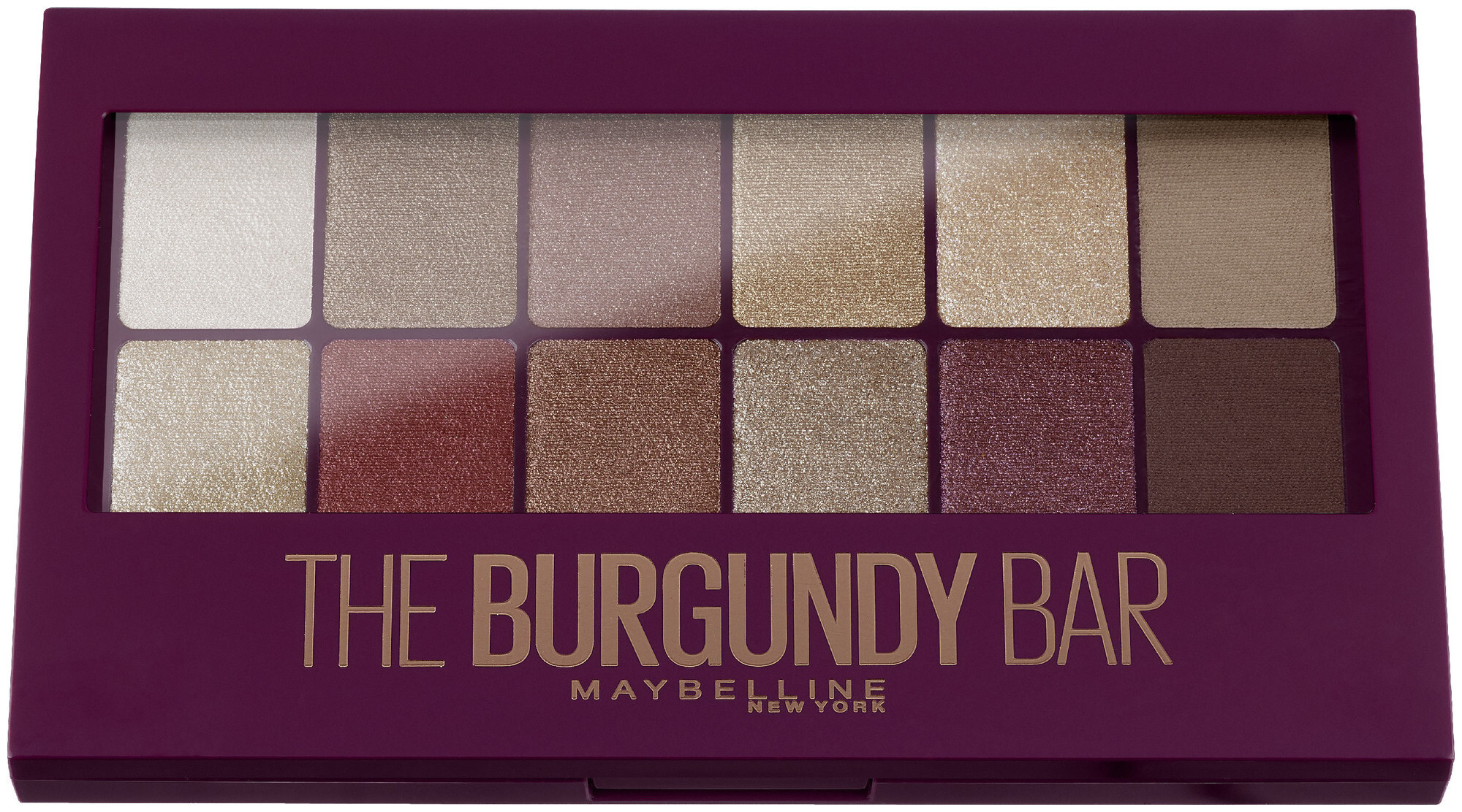 Image of Maybelline NY The Burgundy Bar Lidschatten Palette