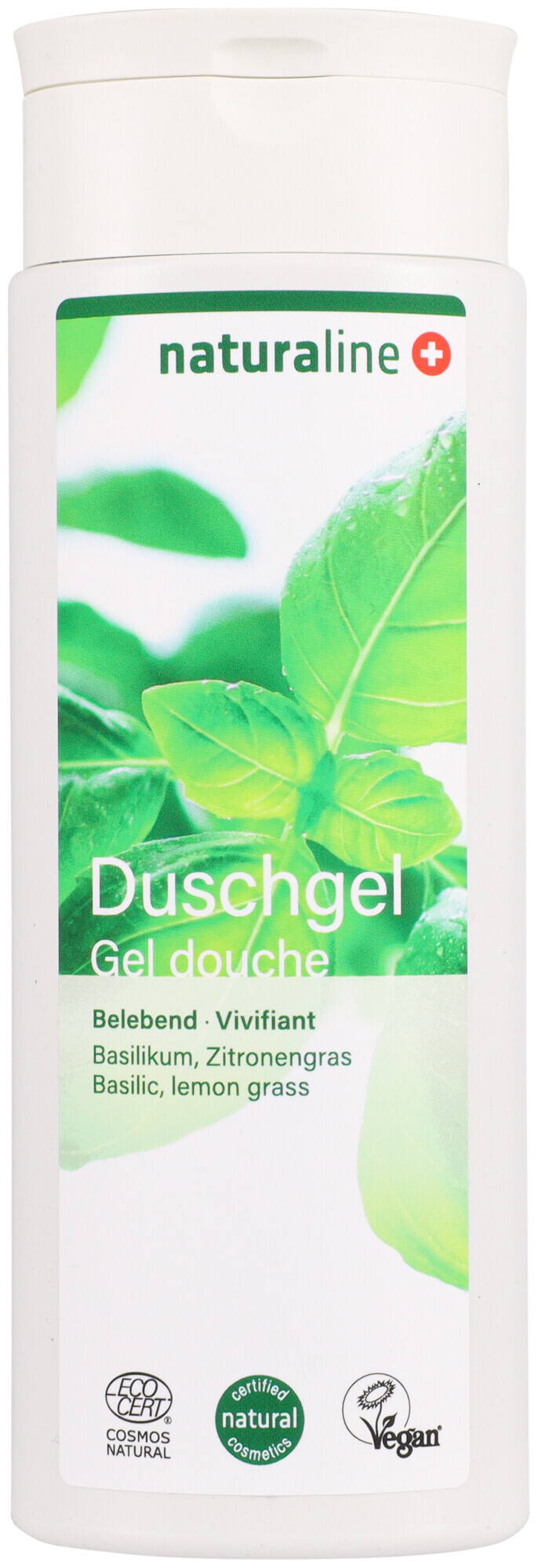 Image of Naturaline Cosmetics Naturaline Duschgel Basilikum & Zitronengras