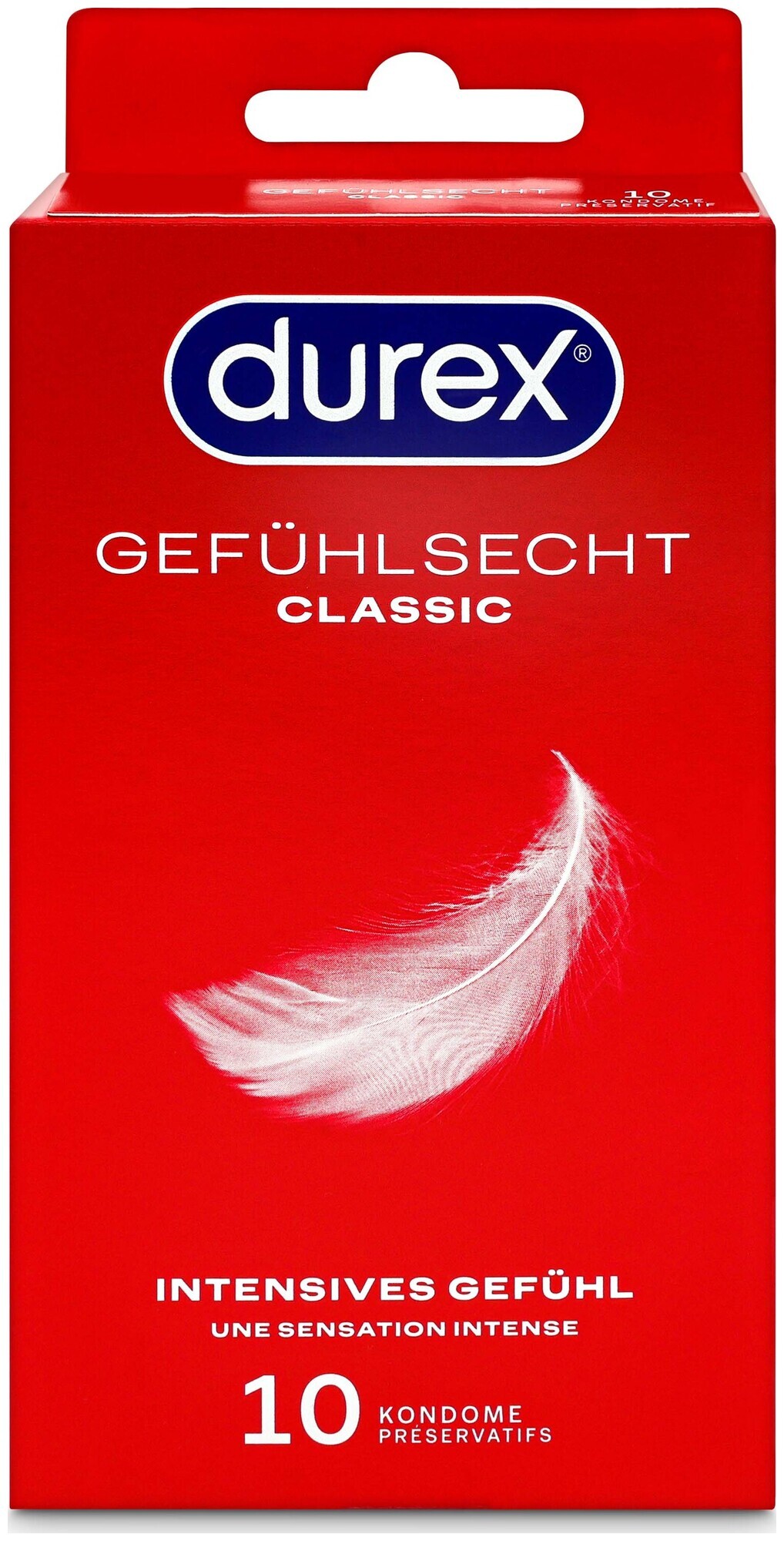 Durex Gefühlsecht Classic Kondome – 10 Stück