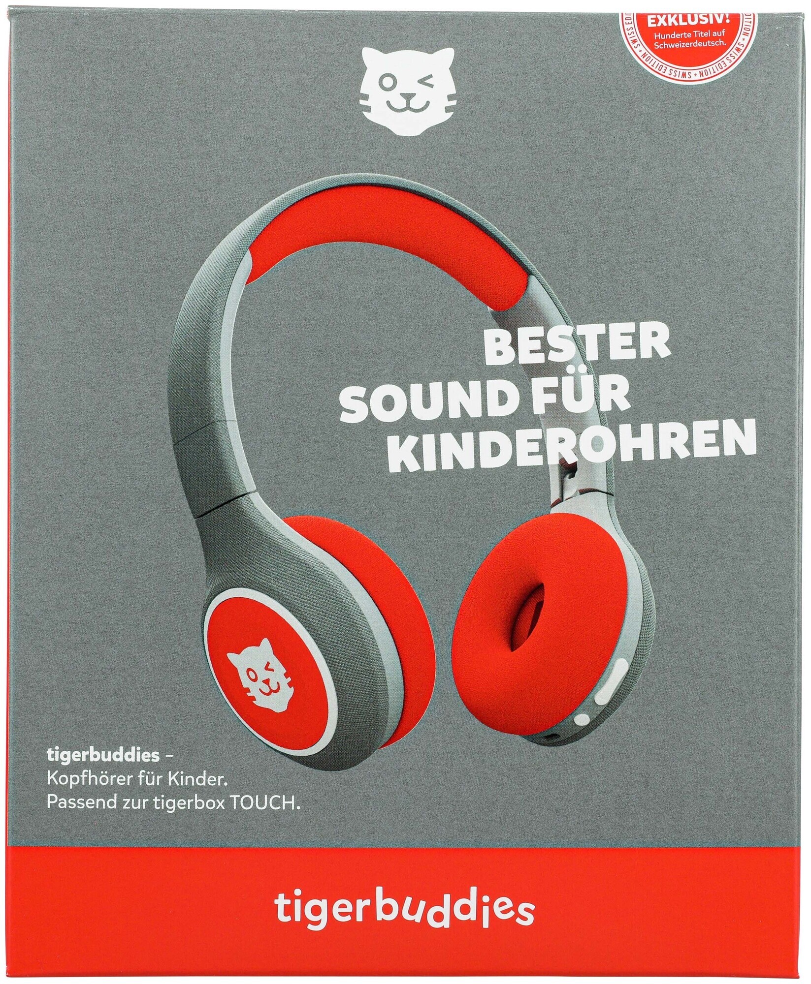 tigermedia tigerbuddies Kinderkopfhörer - Happy Red