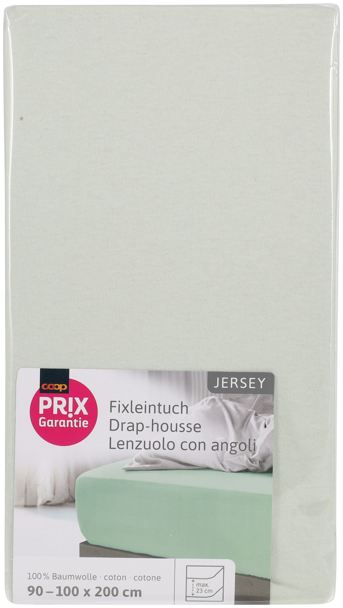 Image of Prix Garantie Fixleintuch Jersey linde 90x200cm