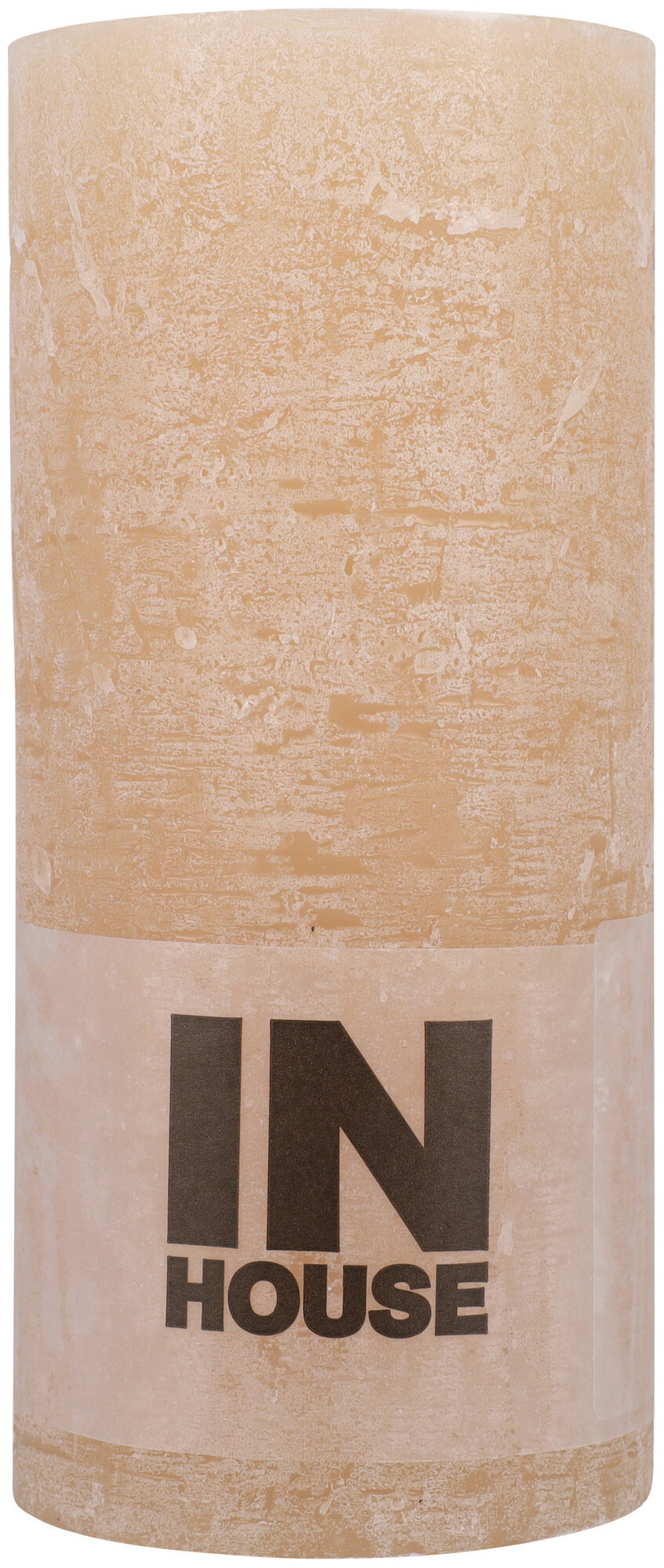 Image of InHouse Zylinderkerze hellbraun 6.8x15cm