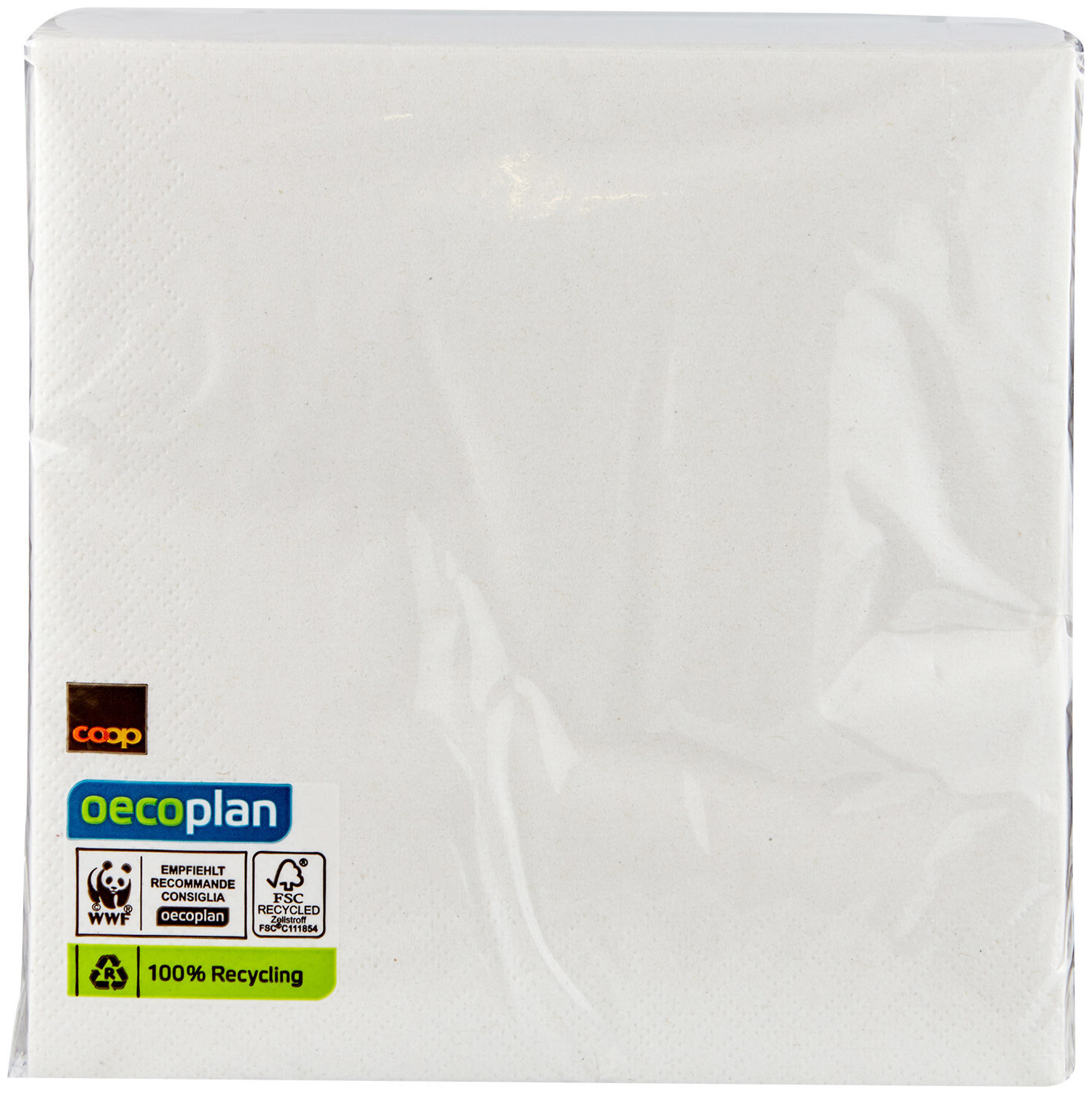 Oecoplan Servietten weiss 33cm 50 Stück