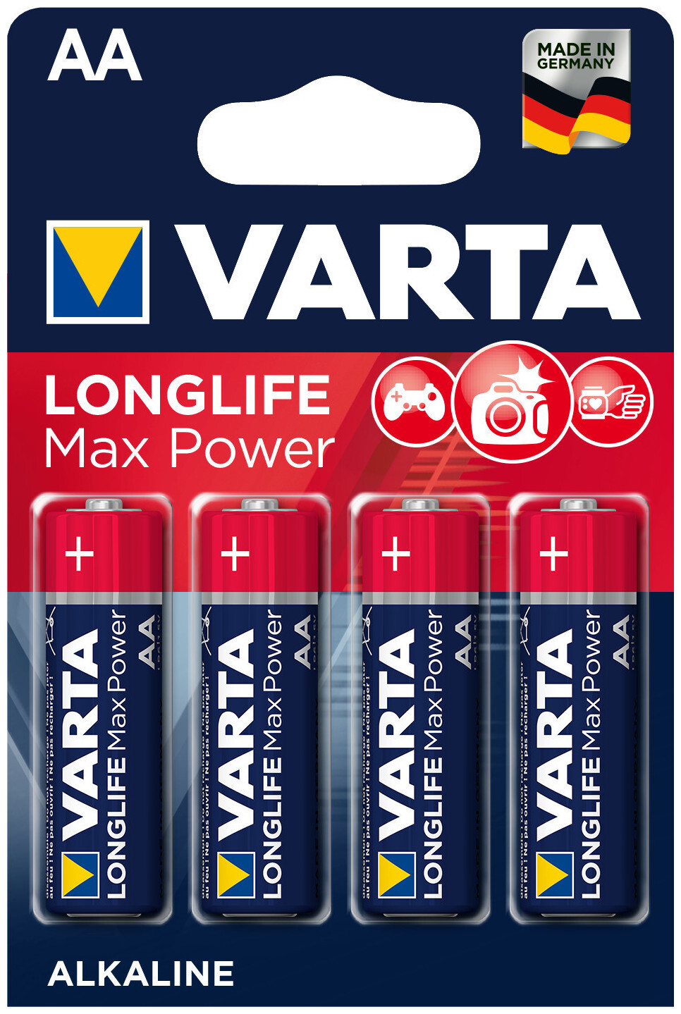 Image of Varta Longlife Max Power AA 4er Bli