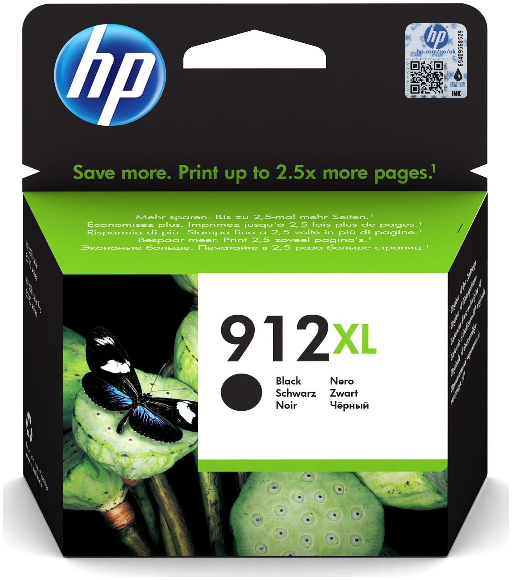 Image of HP Tintenpatrone 912Xl black OfficeJet 3Yl84Ae