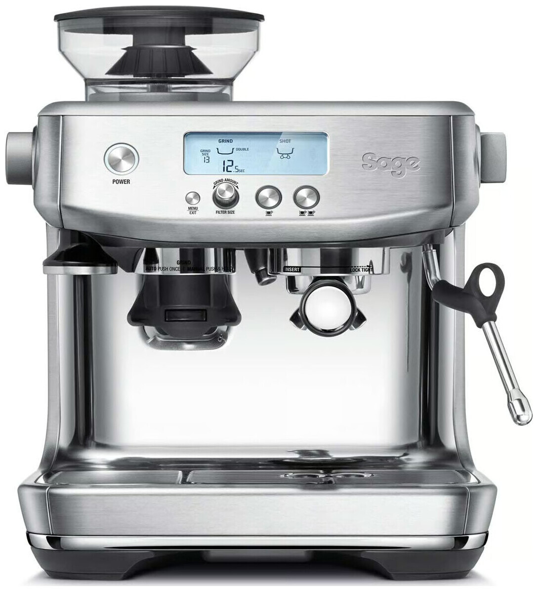 Sage Siebträgermaschine Barista Pro Stainless Steel