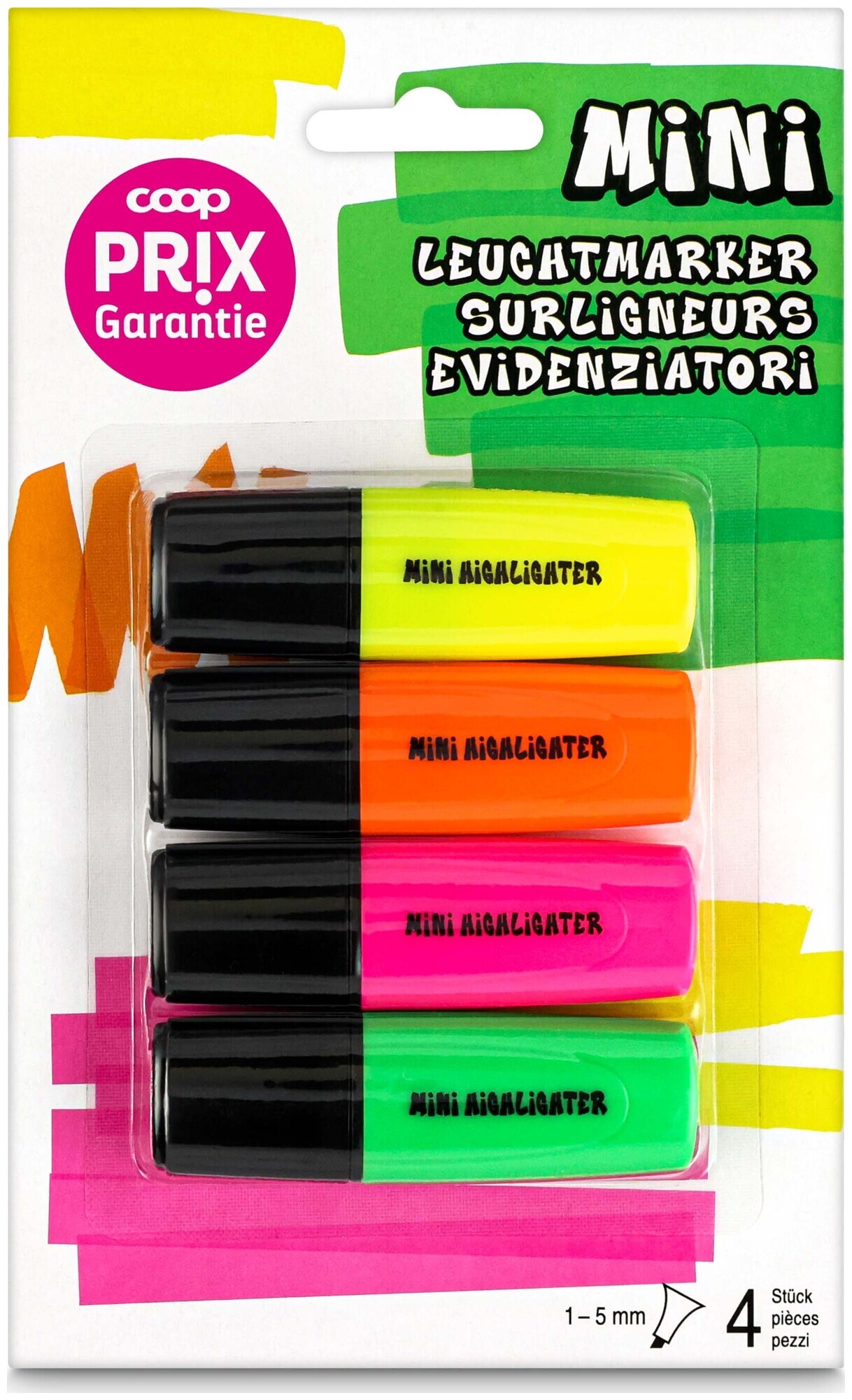 Image of Prix Garantie Mini Leuchtmarker 4 Stück
