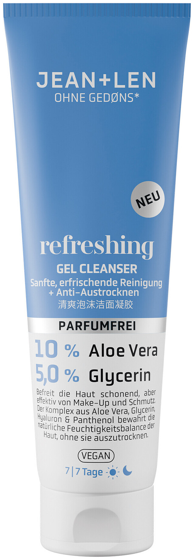 Image of Jean&Len Refreshing Gel Cleanser 125ml