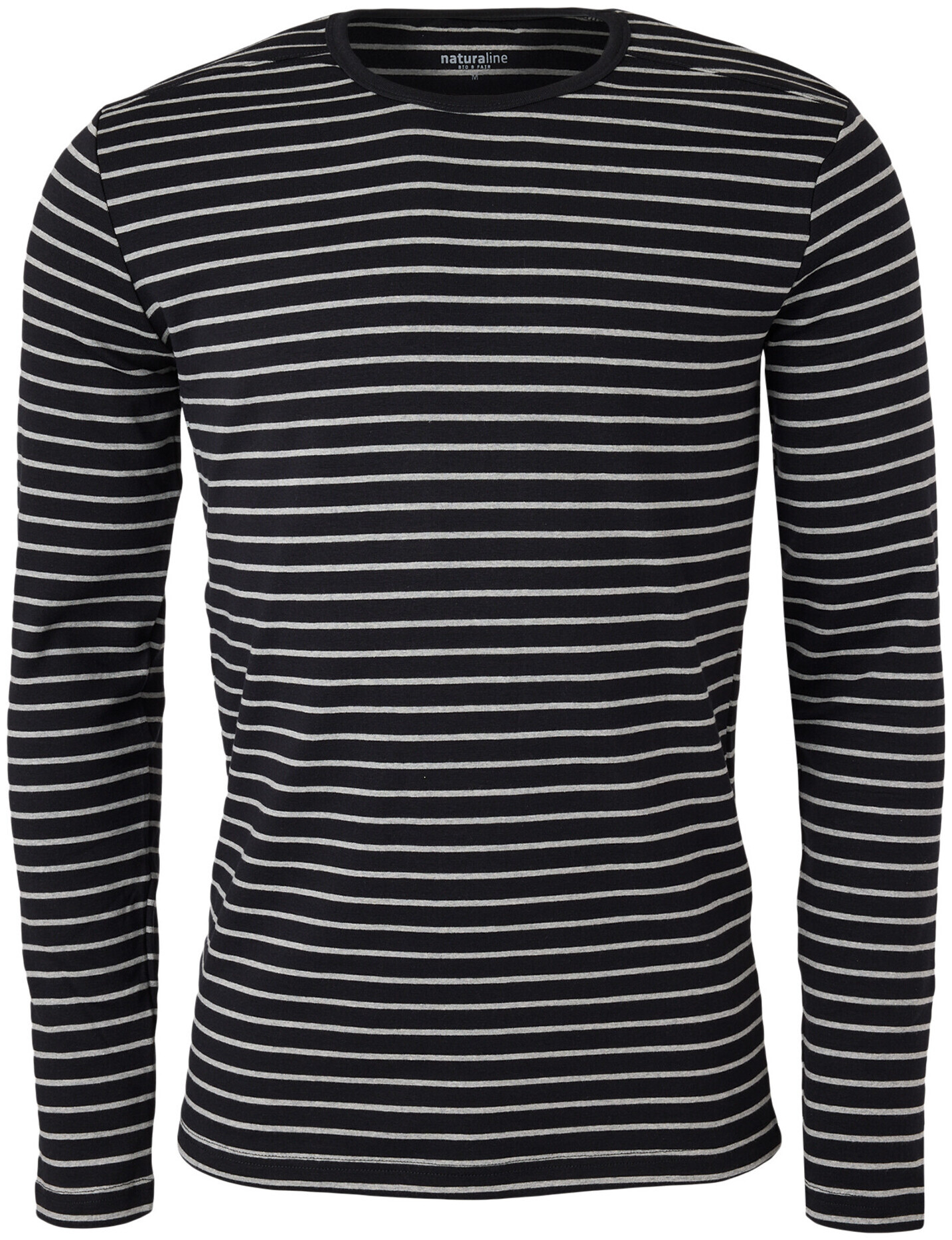 Image of Naturaline Textil Naturaline Herren Shirt langarm grau L