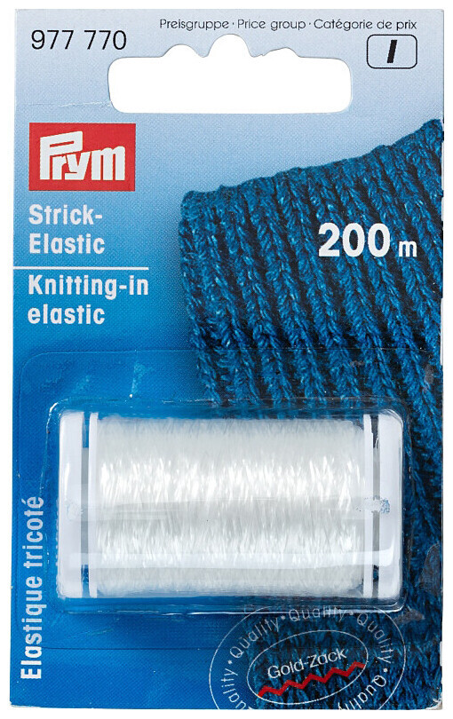 Image of Prym Strick-Elastic, transparent Karte 200 m