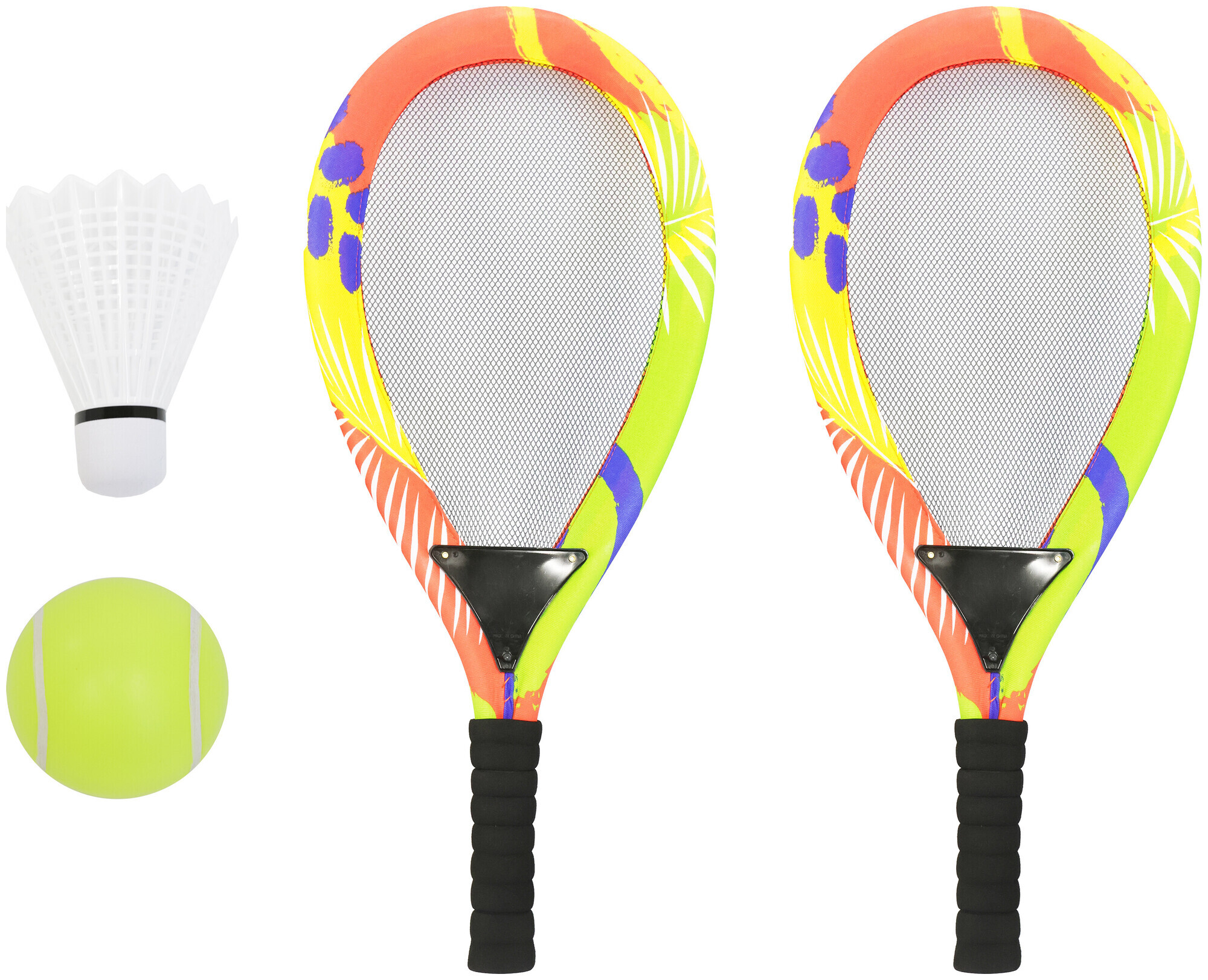 Outdoor Active Jeu de raquettes Jumbo Néon