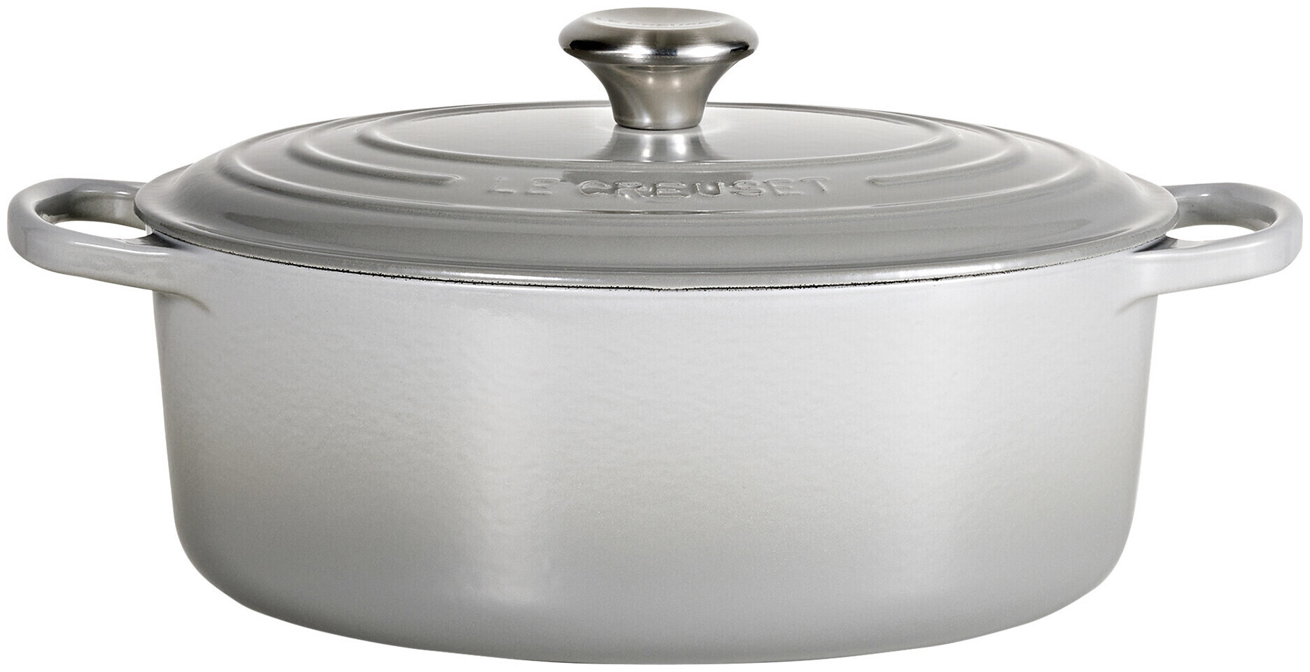 Image of Le Creuset Signature Bräter Oval grau 4.7L 29cm