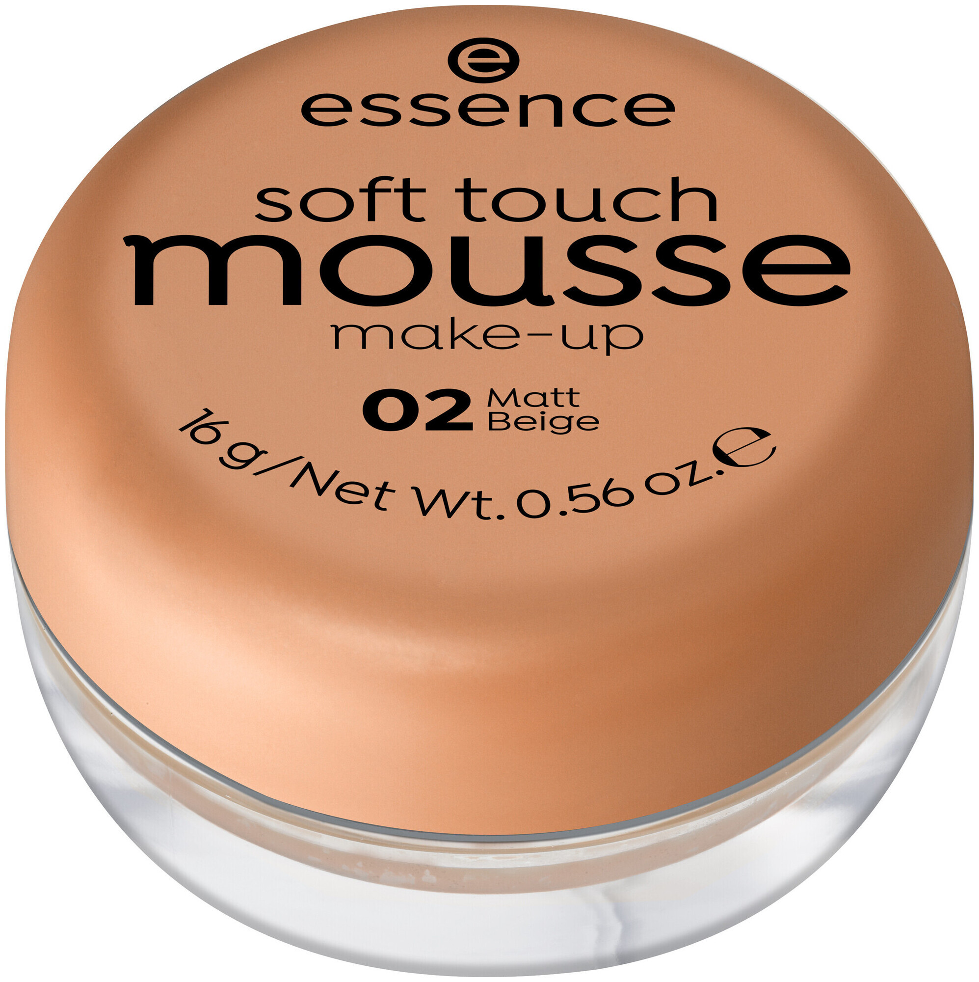 Image of essence soft touch mousse make-up 02 matt beige 16 g