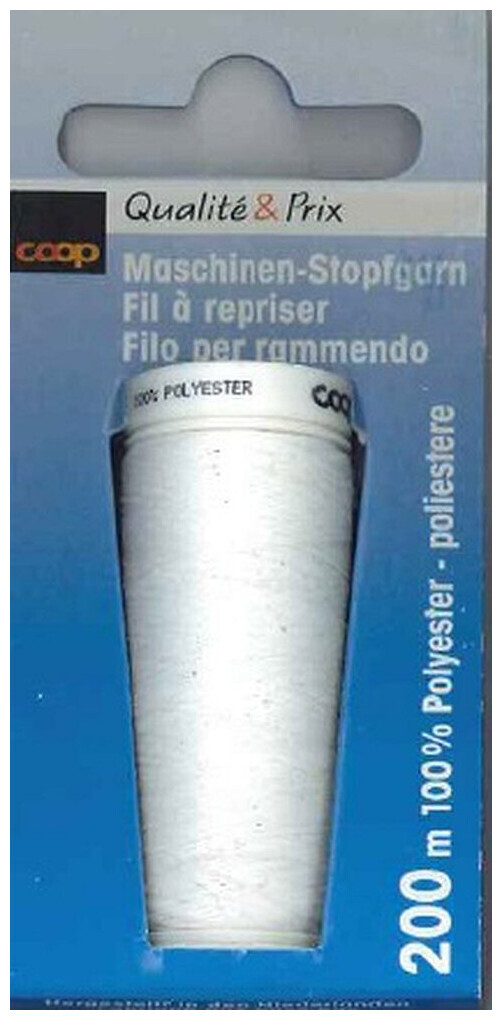 Image of Coop Stopfgarn weiss Spule 200 m 1 Stk.