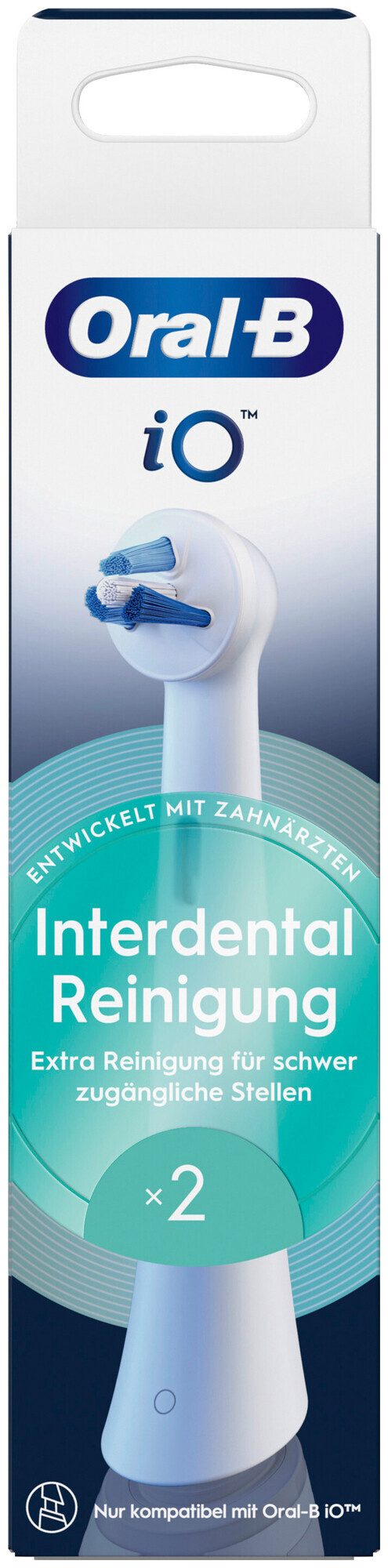 Oral-B Aufsteckbürsten iO Interdental Reinigung 2er