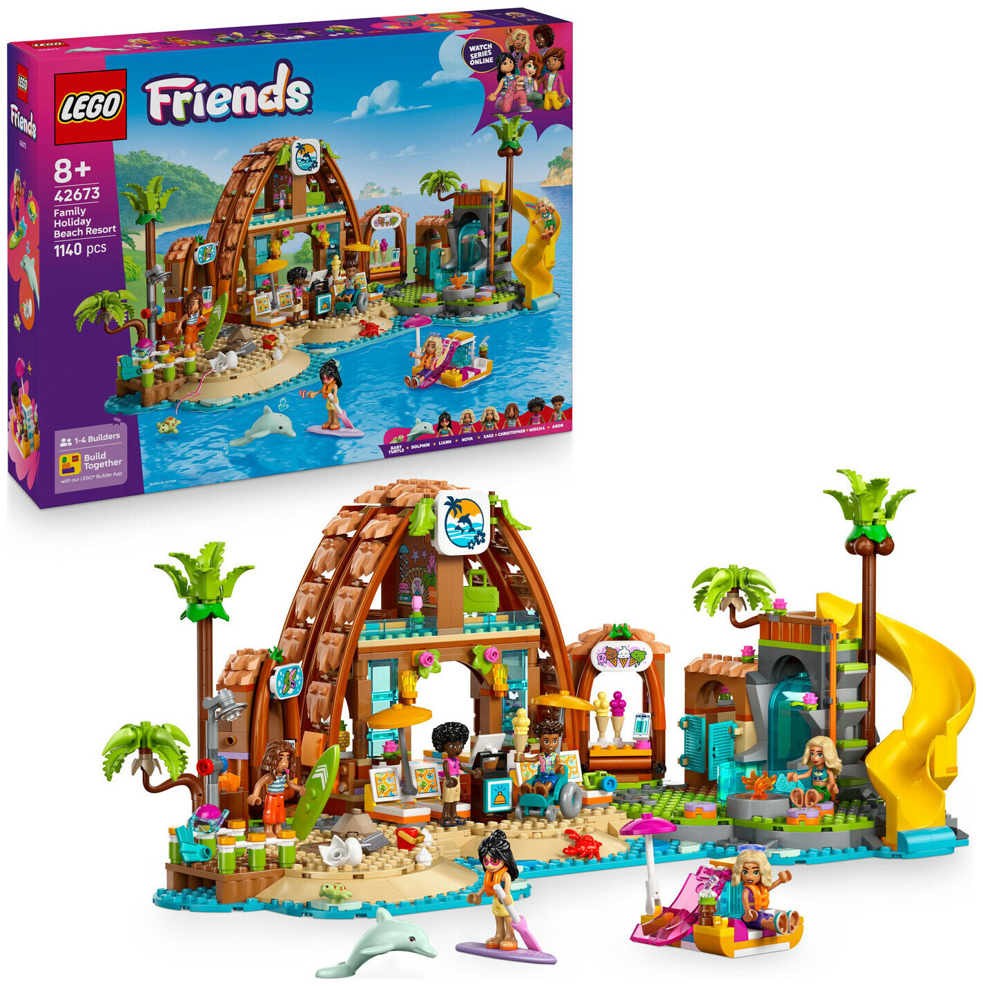 Image of Lego Friends Lego® Friends 42673 Familienurlaub im Strandresort 8+ Jahre