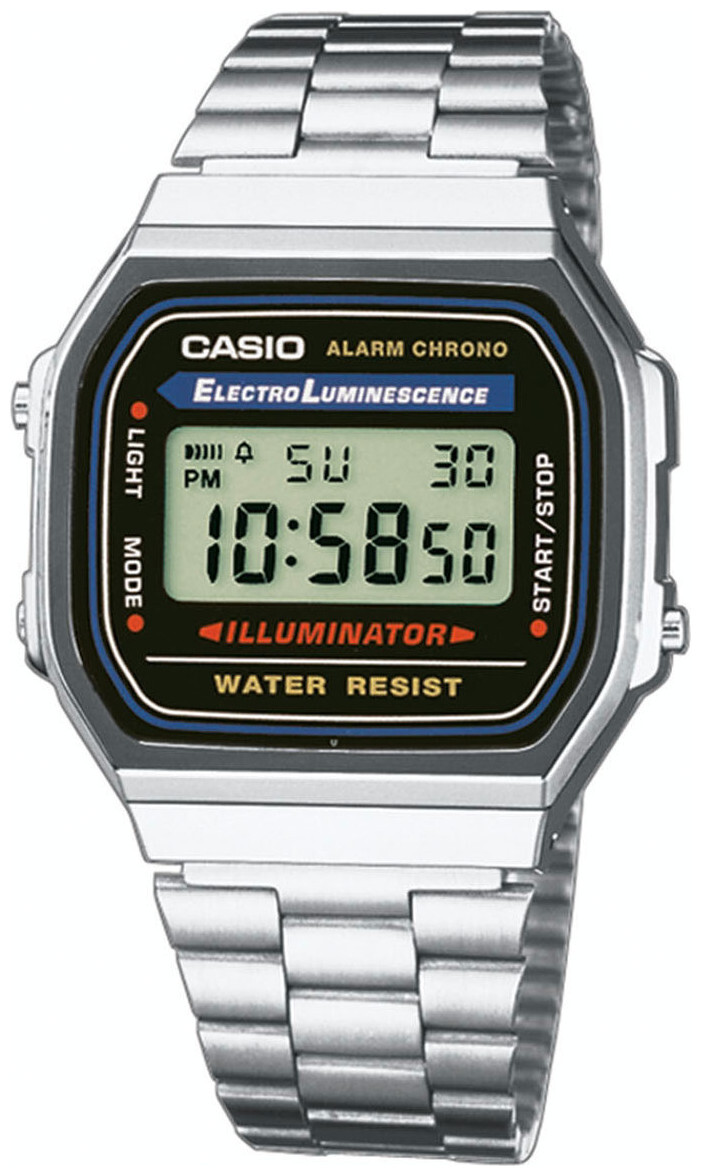 Image of Casio Collection Retro Grau Silber A168Wa-1Yes