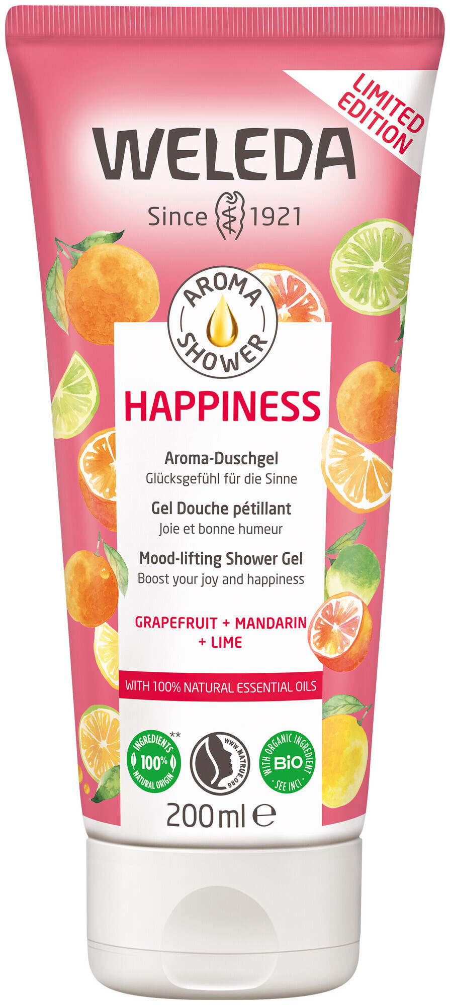 Image of Weleda Aroma Shower Happiness 200ml