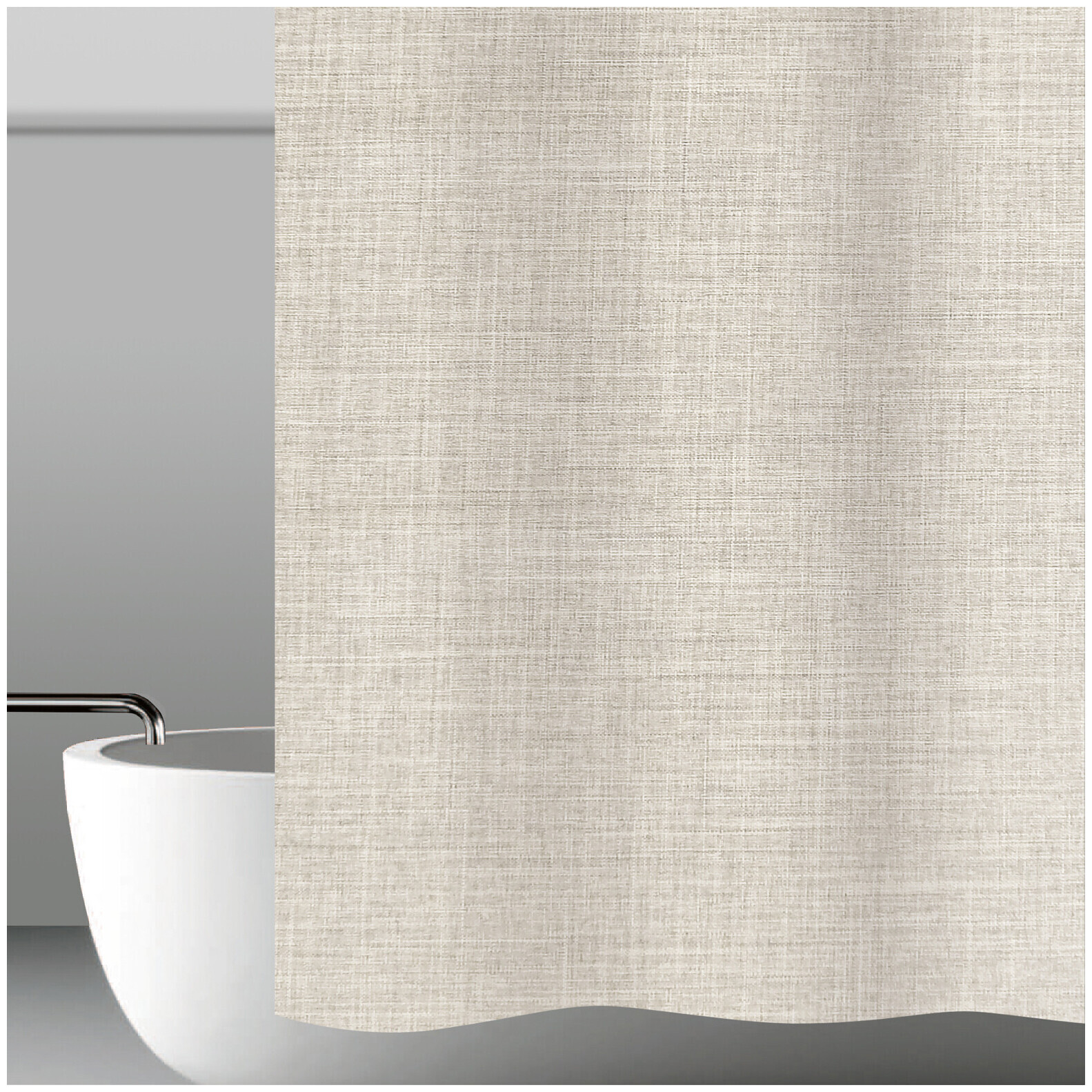 Image of my bath Duschvorhang Meilen ca. 120x200 cm
