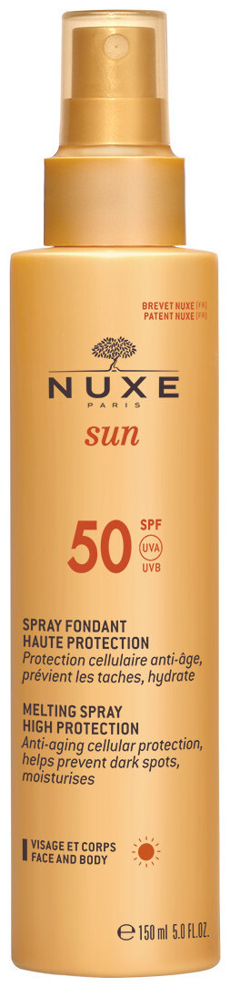 Image of Nuxe SUN Lsf50 Sonnenspray Gesicht und Körper Hoher Schutz 150ml